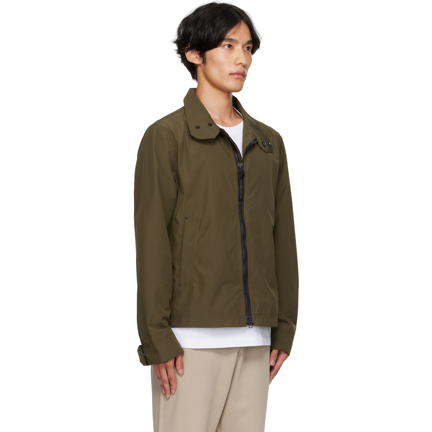  Canada Goose Green 'black Label' Rosedale Jacket 