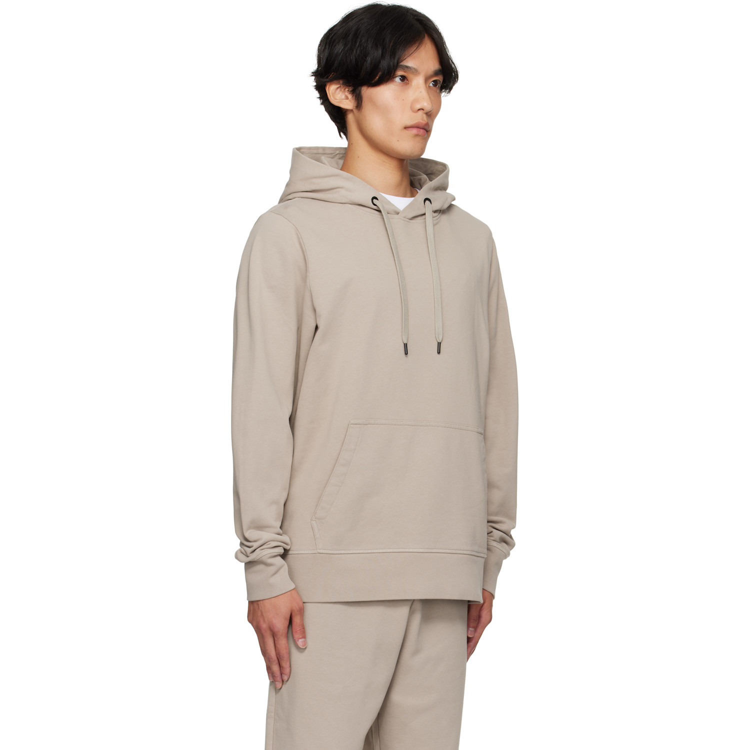  Canada Goose Gray Sleeve Logo Hoodie 