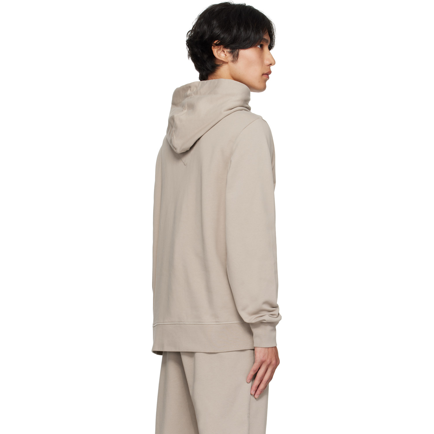  Canada Goose Gray Sleeve Logo Hoodie 