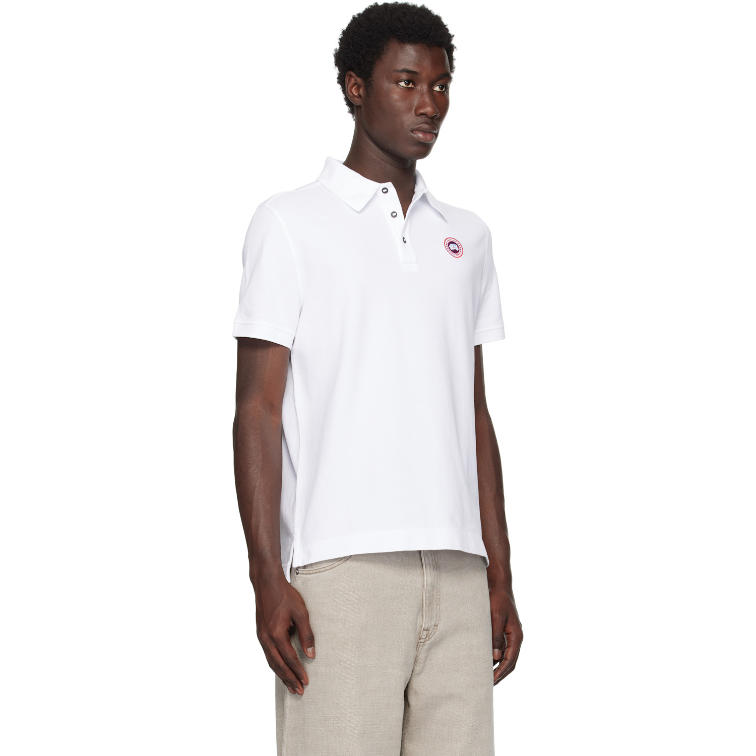  Canada Goose White Beckley Polo 