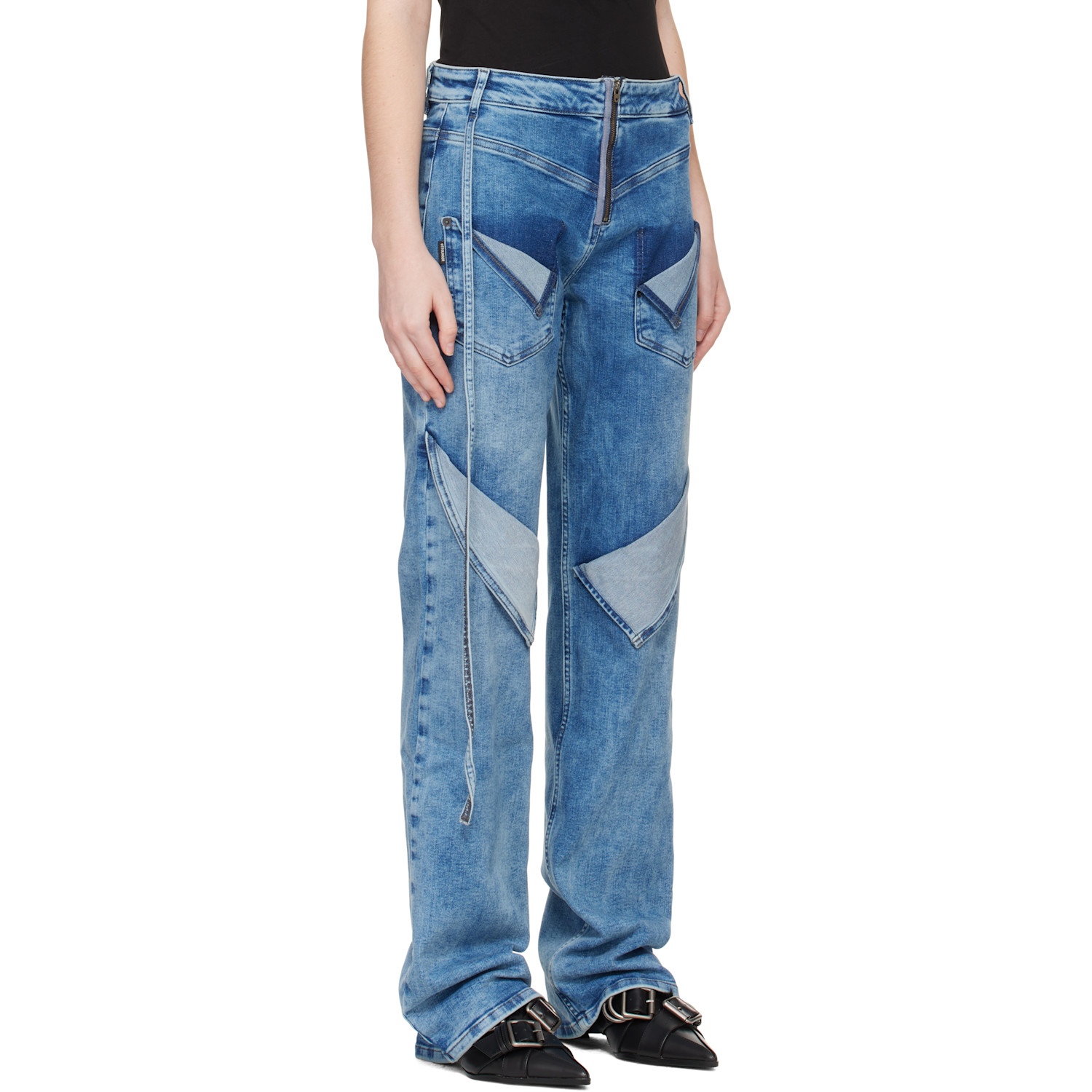  Ottolinger Blue Loose Fit Jeans 