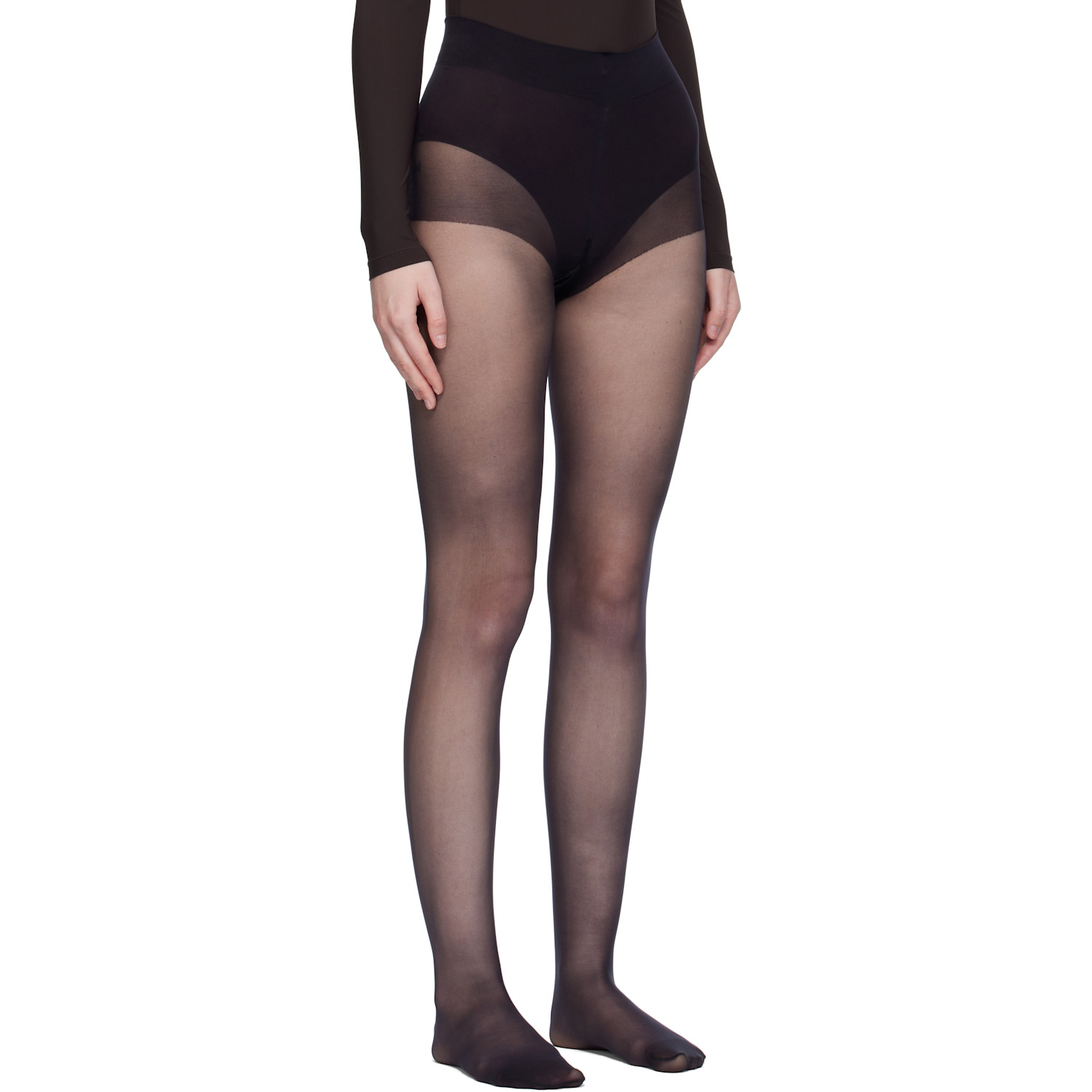  Wolford Black Pure 10 Tights 