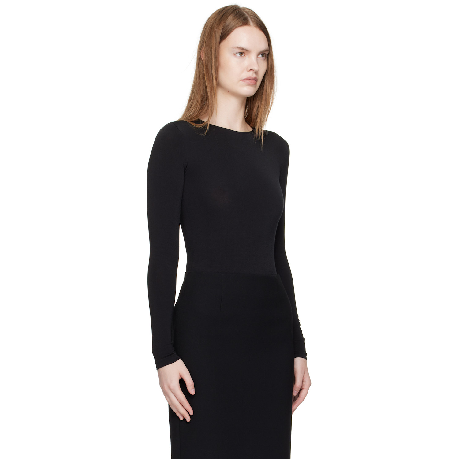  Wolford Black Berlin Bodysuit 