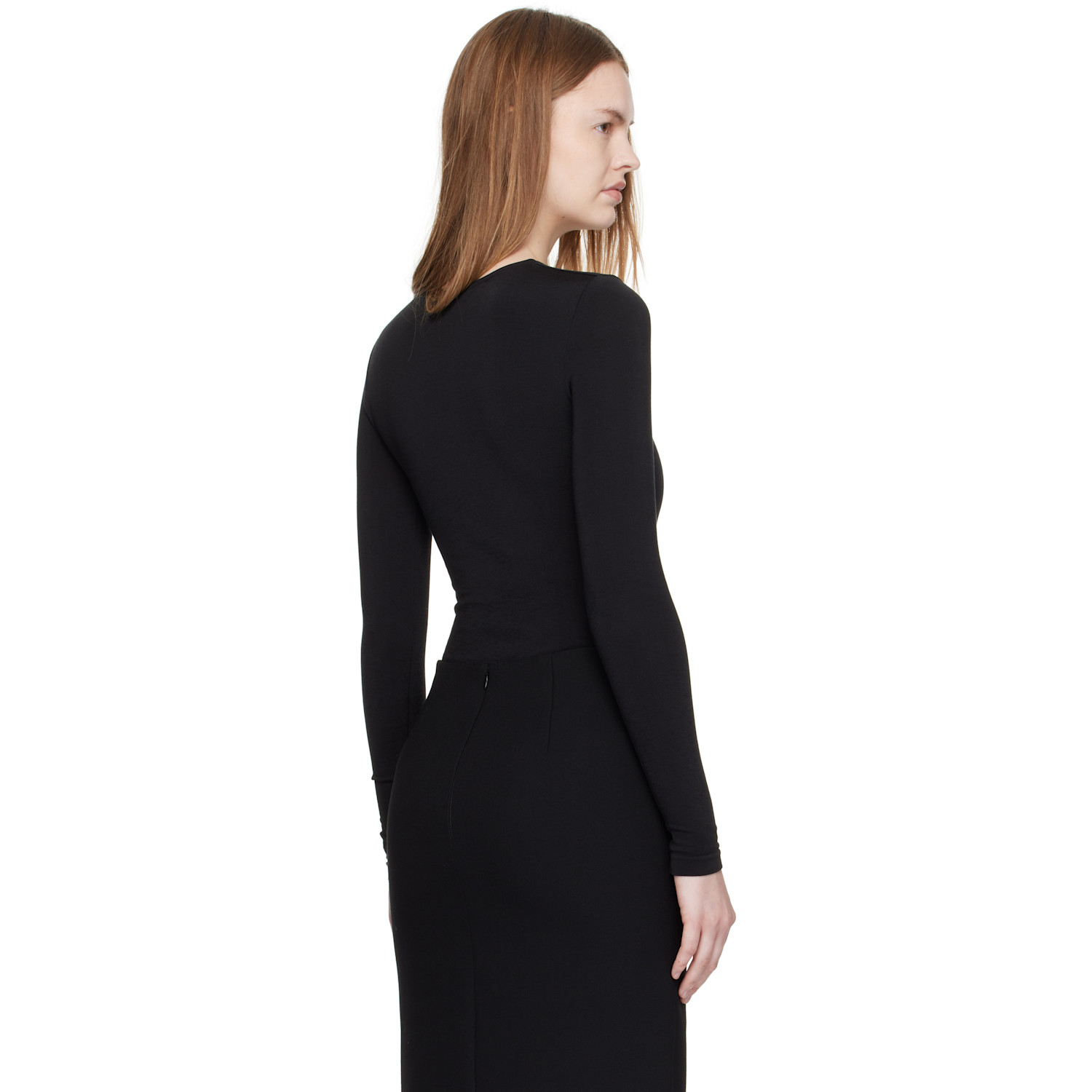  Wolford Black Berlin Bodysuit 