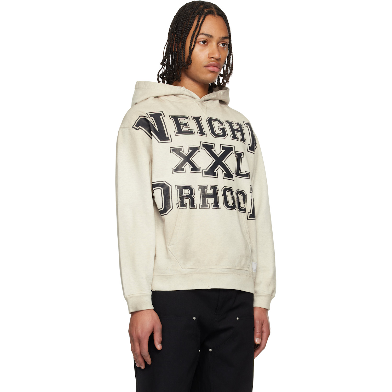  Neighborhood Gray Sweat Hoodie 