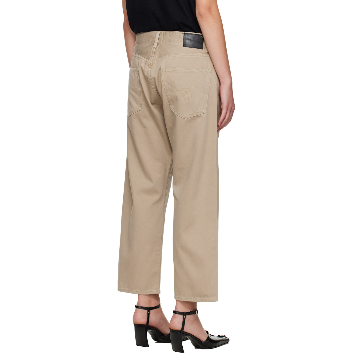  R13 Tan X-boyfriend Jeans 
