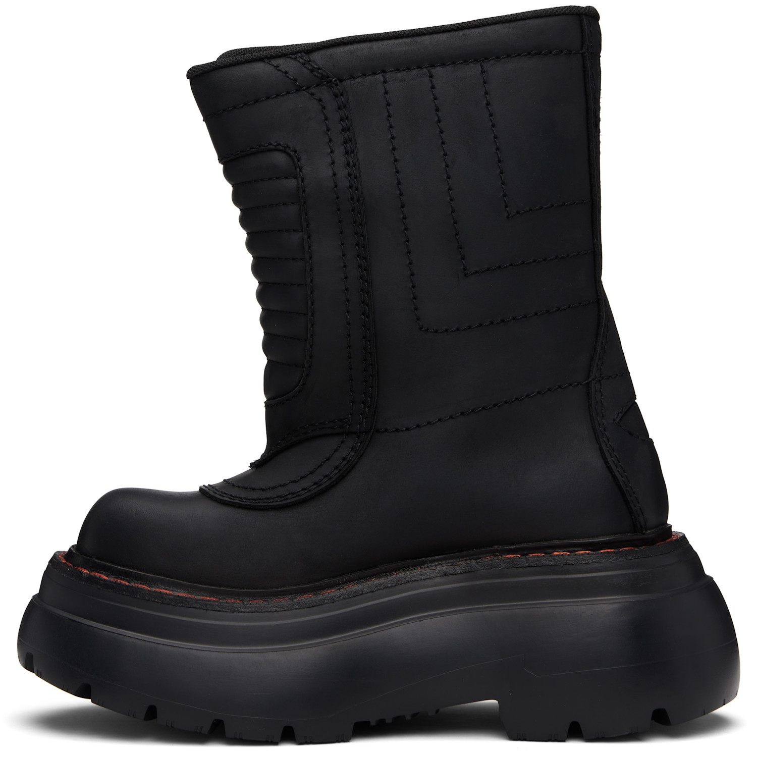  R13 Black Chunky Racing Boots 
