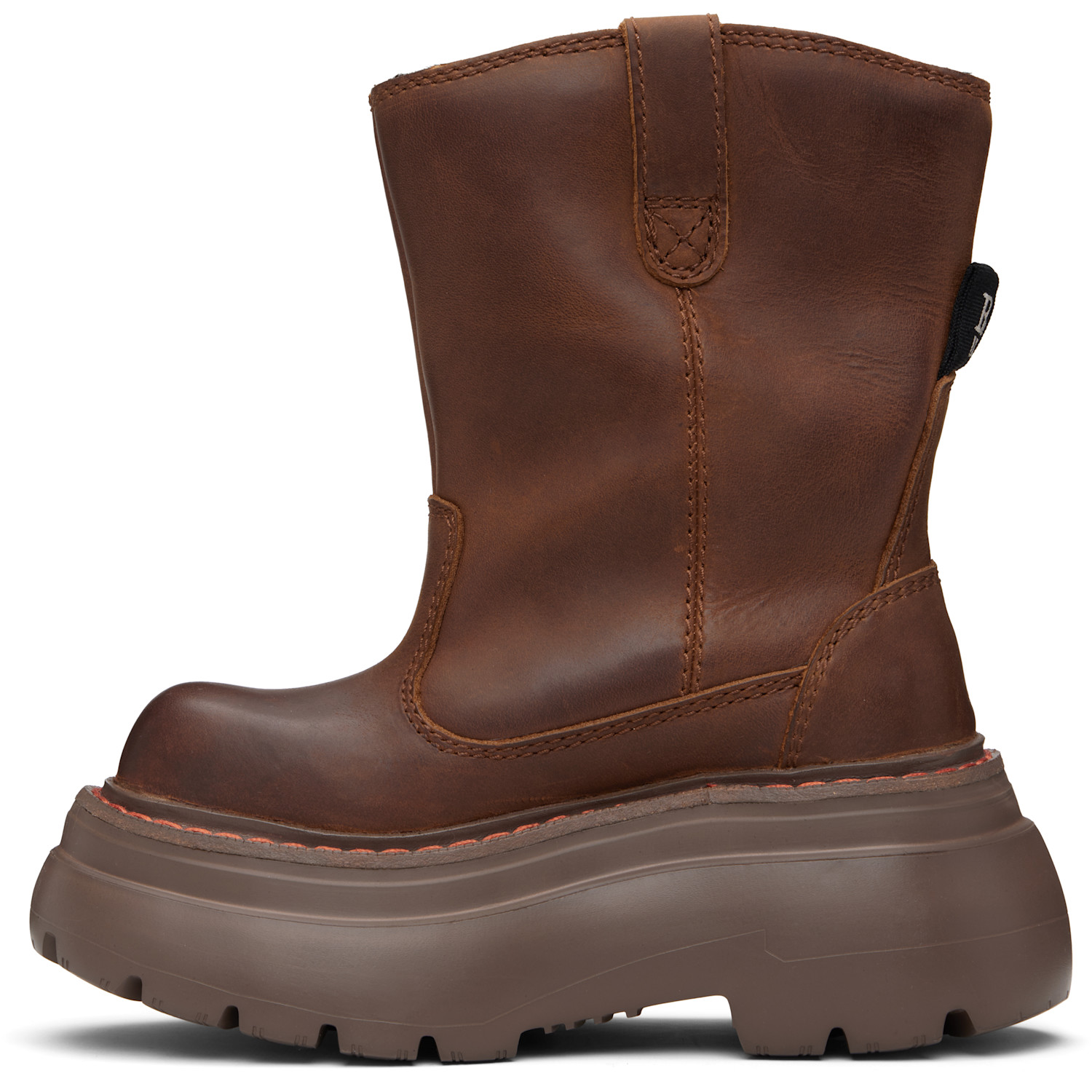  R13 Ssense Exclusive Brown Chunky Workwear Boots 