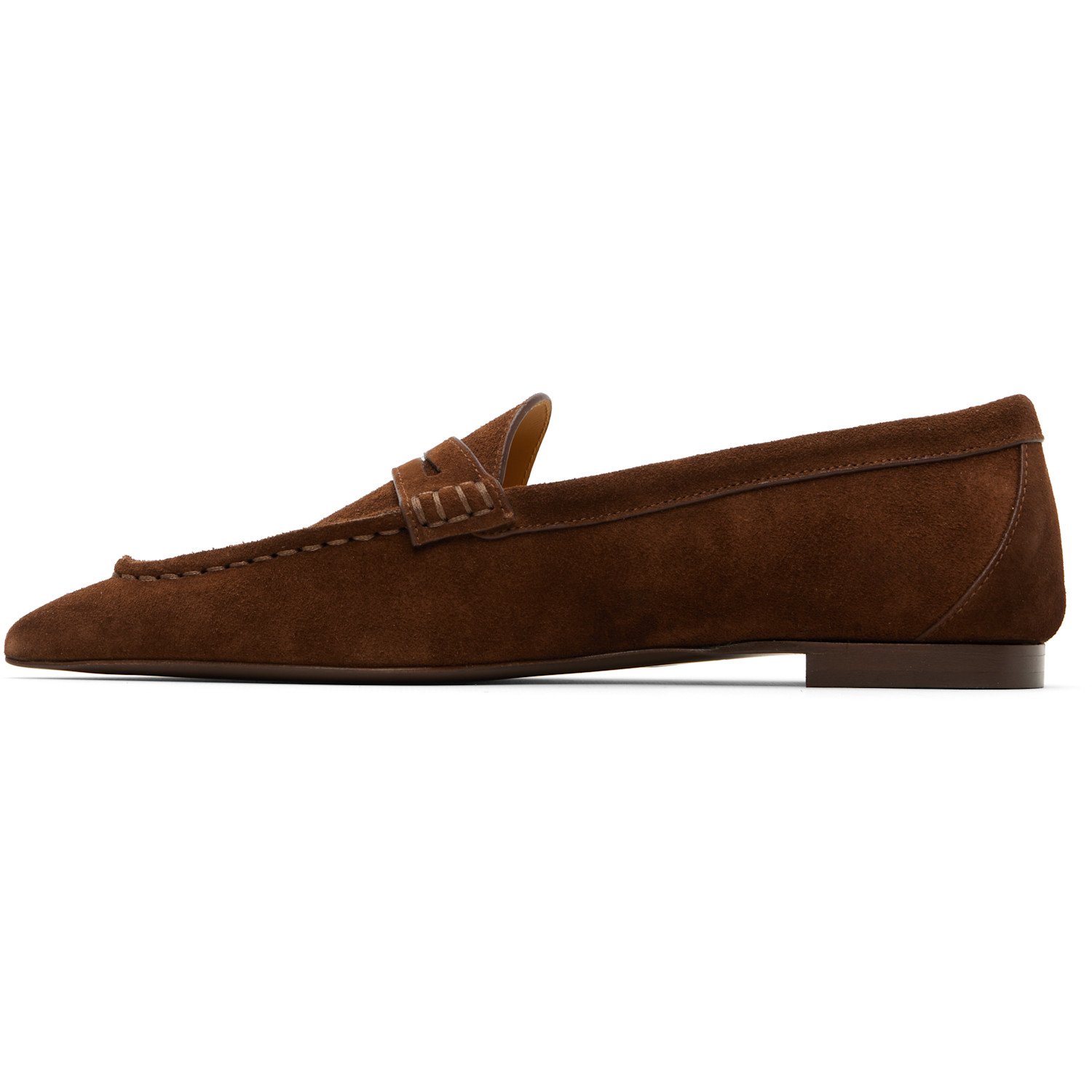  R13 Brown Pointed Toe Loafers 