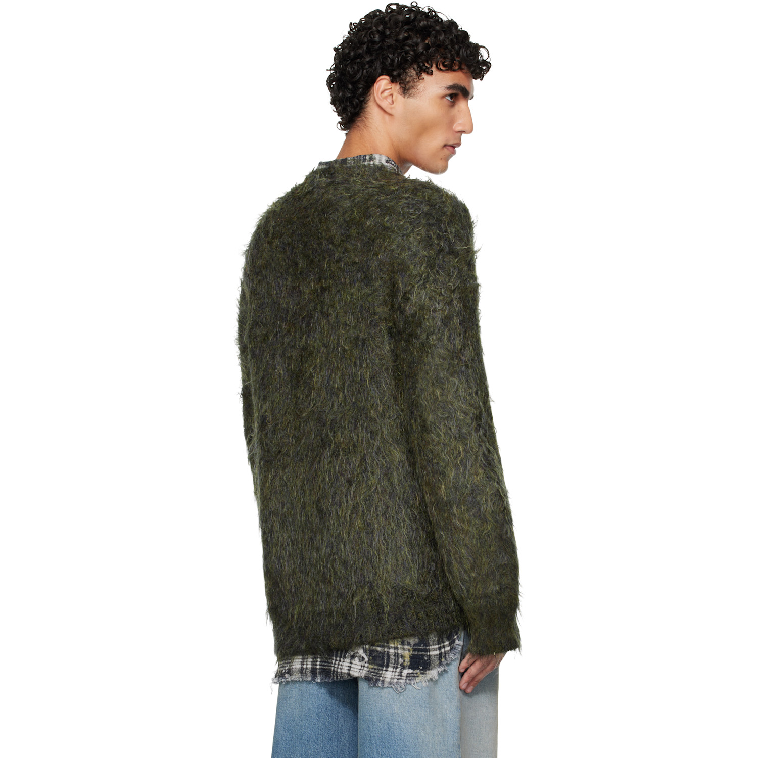  R13 Khaki Boyfriend Cardigan 