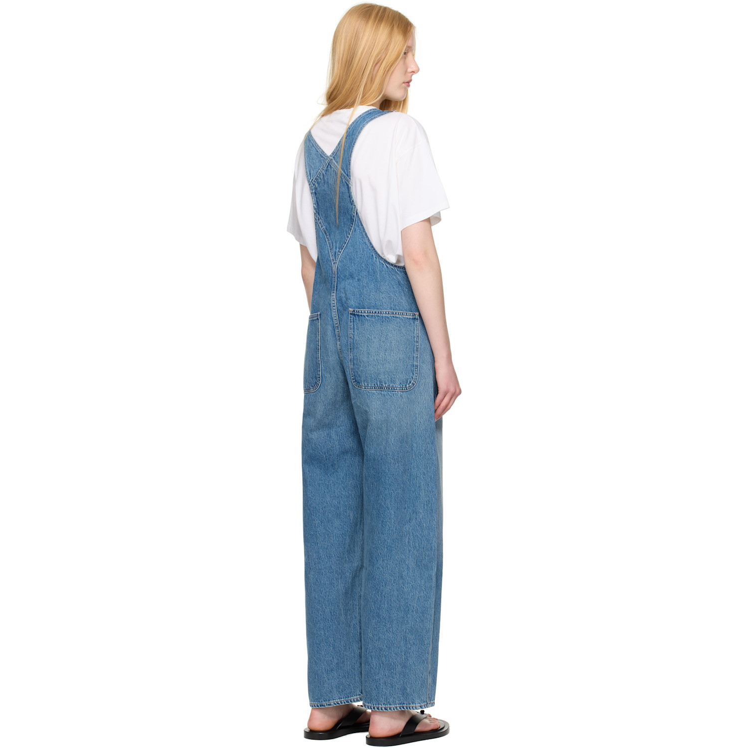 Citizens Of Humanity Blue Freya Denim Overalls 