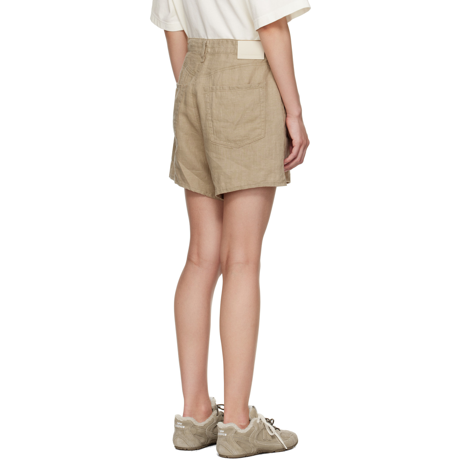  Citizens Of Humanity Khaki Brynn Drawstring Shorts 