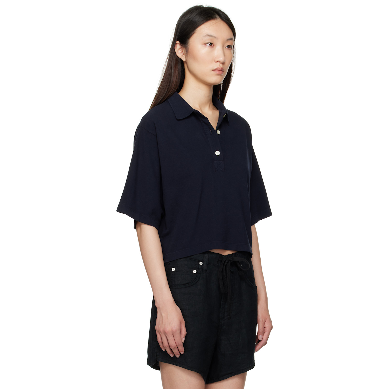  Citizens Of Humanity Navy Lowen Polo 