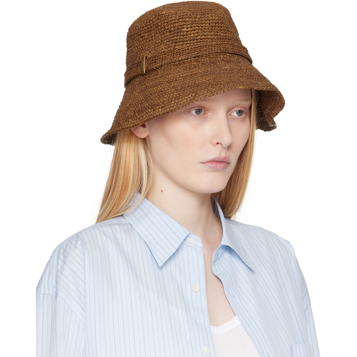  Rag & Bone Brown Lela Rollable Bucket Hat 