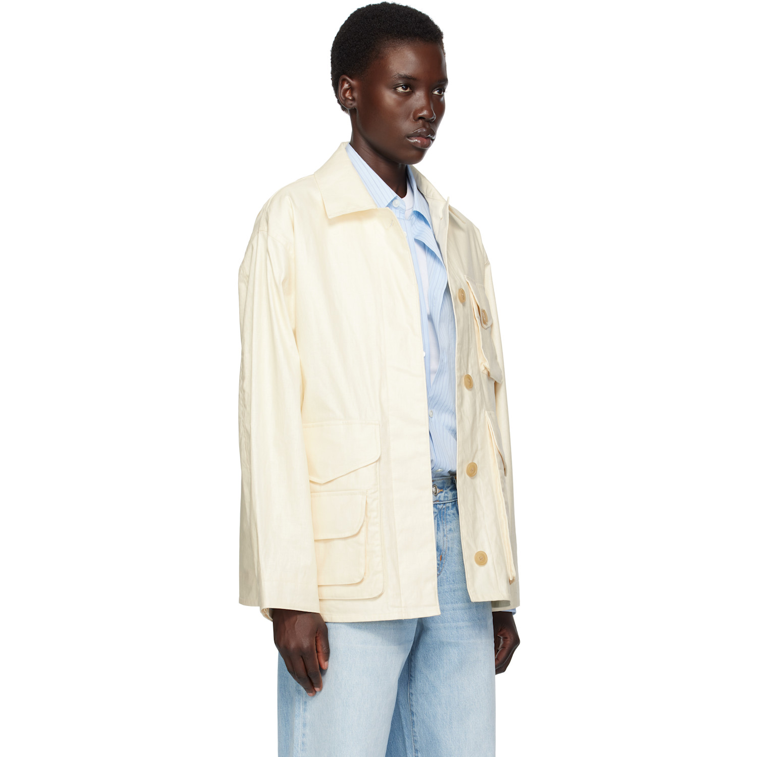  Rag & Bone Beige Aston Field Jacket 