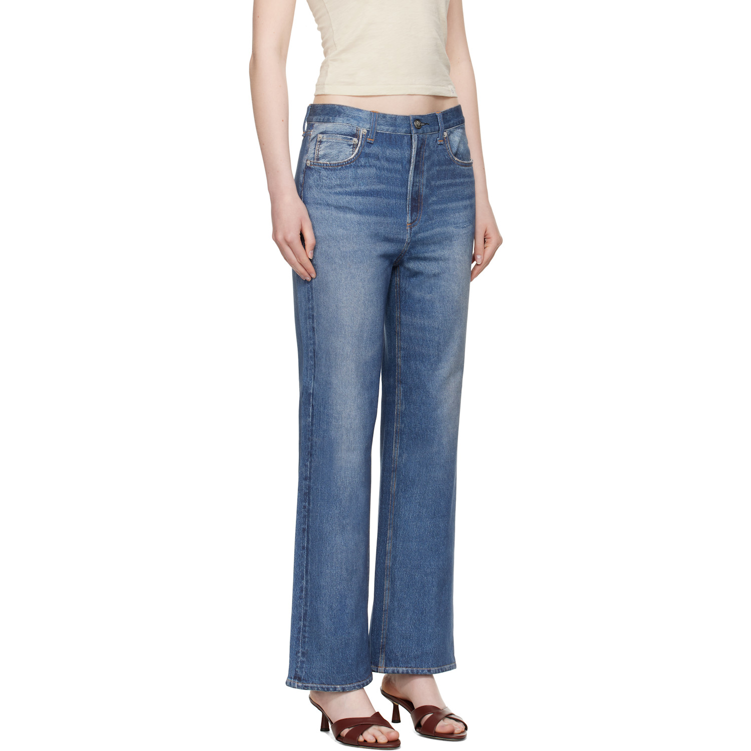 Rag & Bone Blue Miramar Shea Ankle-length Sweatpants 