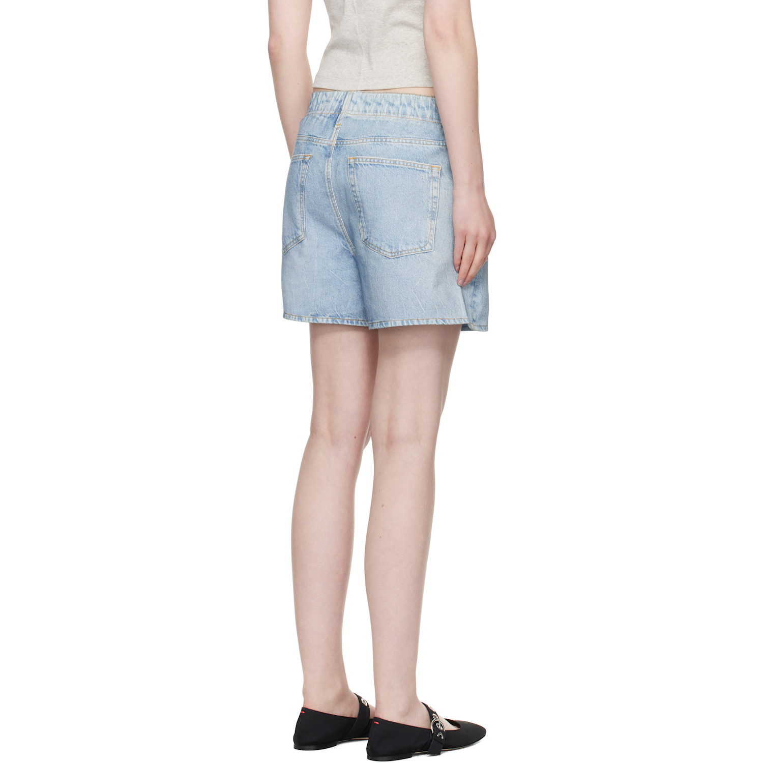  Rag & Bone Blue Miramar Terry Walking Shorts 