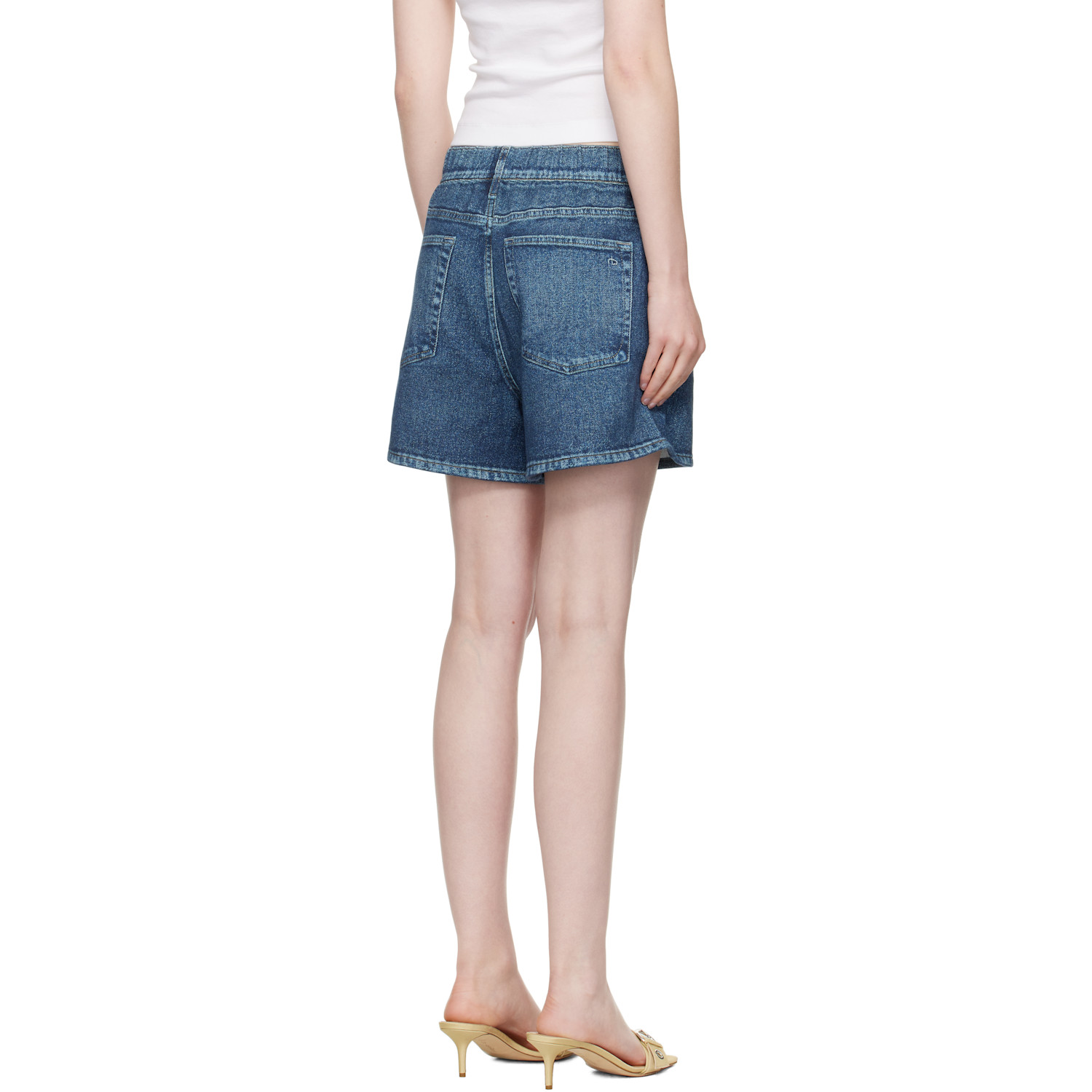  Rag & Bone Navy Miramar Terry Walking Shorts 