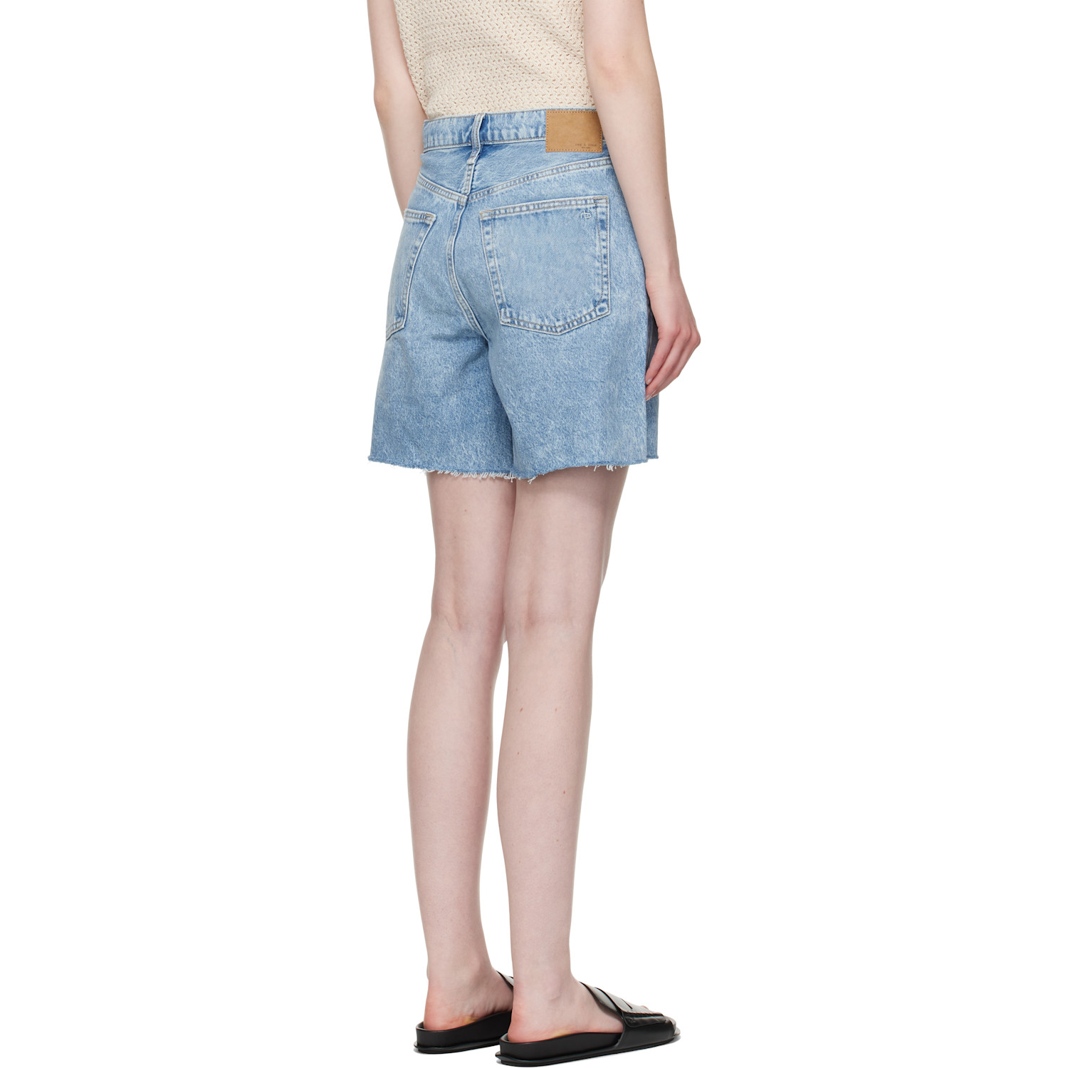  Rag & Bone Blue Kaia Denim Shorts 