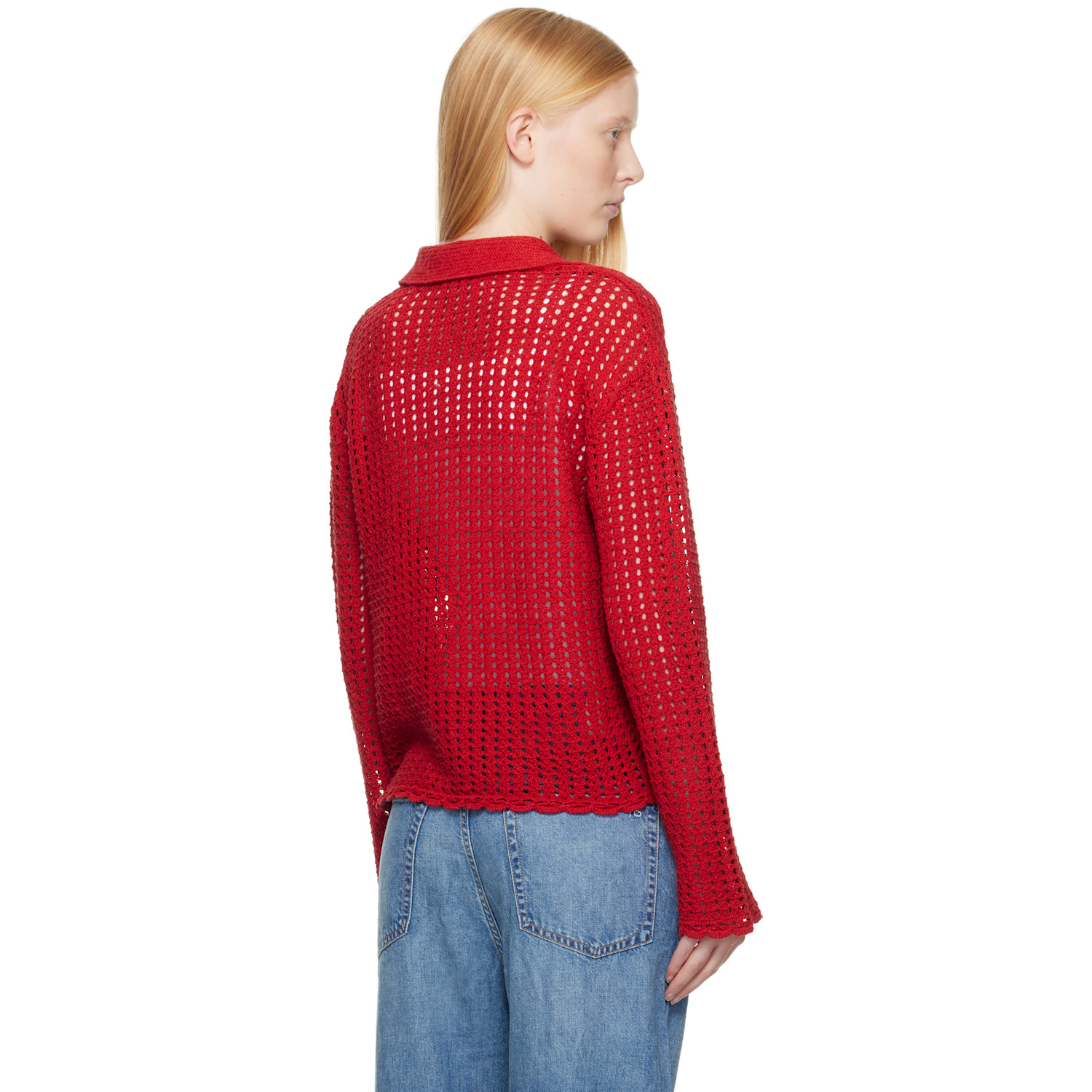 Rag & Bone Red Khloe Cardigan 
