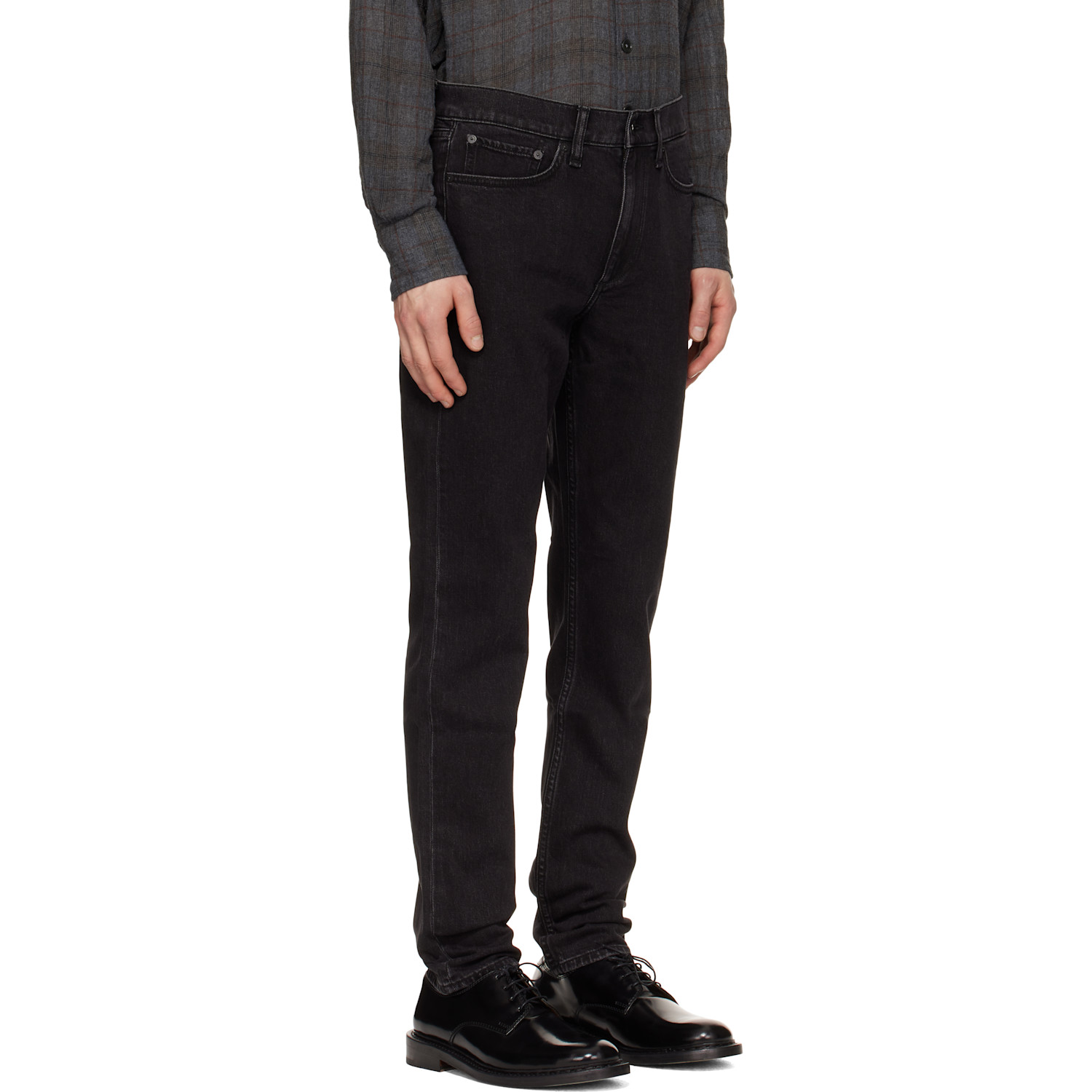  Rag & Bone Black Fit 2 Authentic Stretch Jeans 