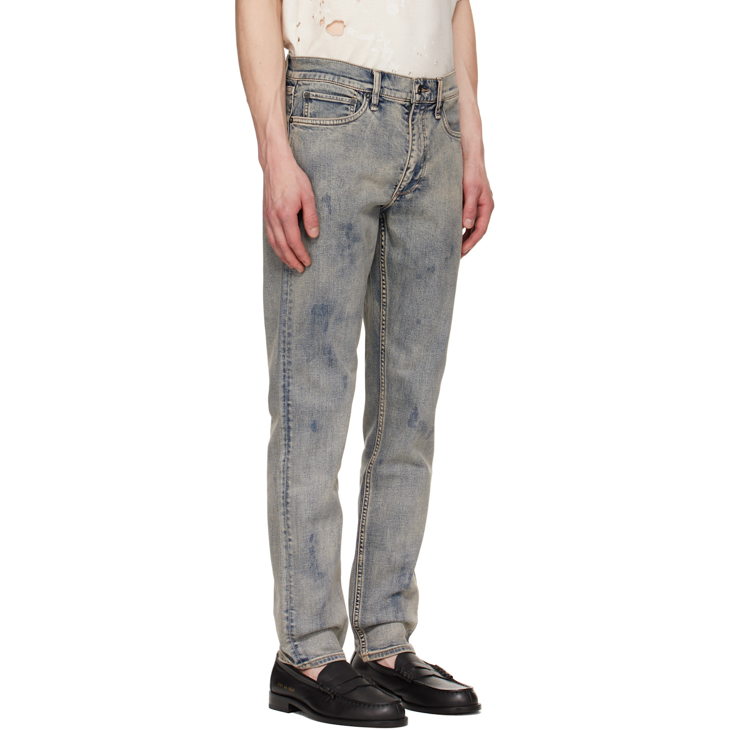  Rag & Bone Blue Fit 2 Slim Stretch Jeans 