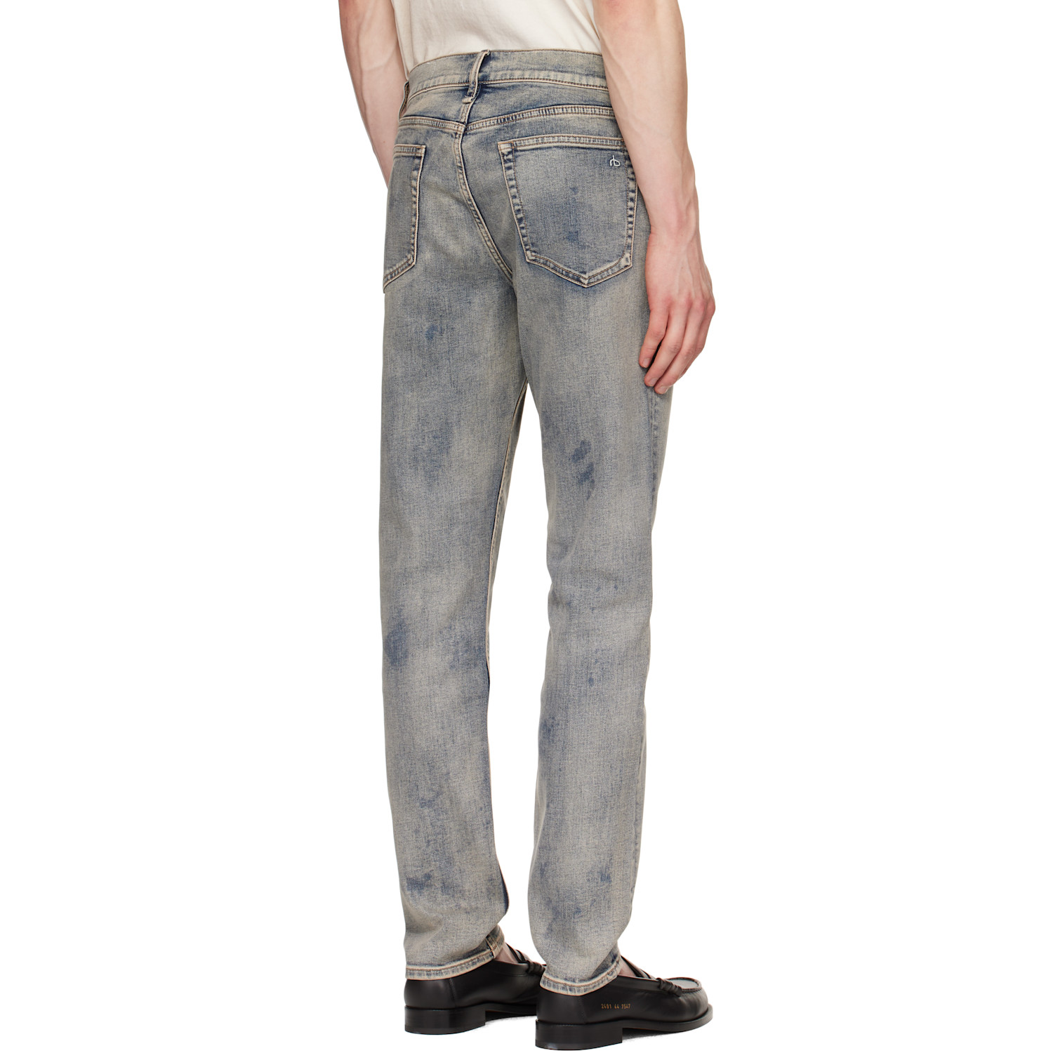  Rag & Bone Blue Fit 2 Slim Stretch Jeans 