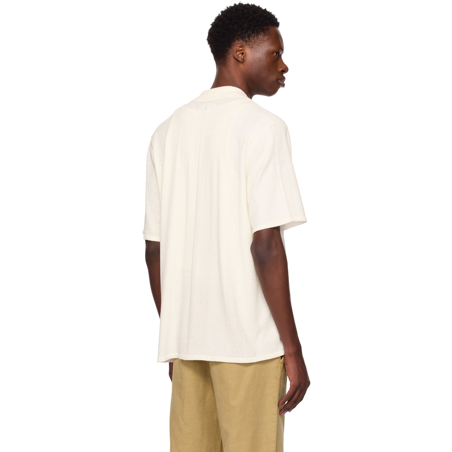  Rag & Bone Off-white Avery Zuma Knit Shirt 