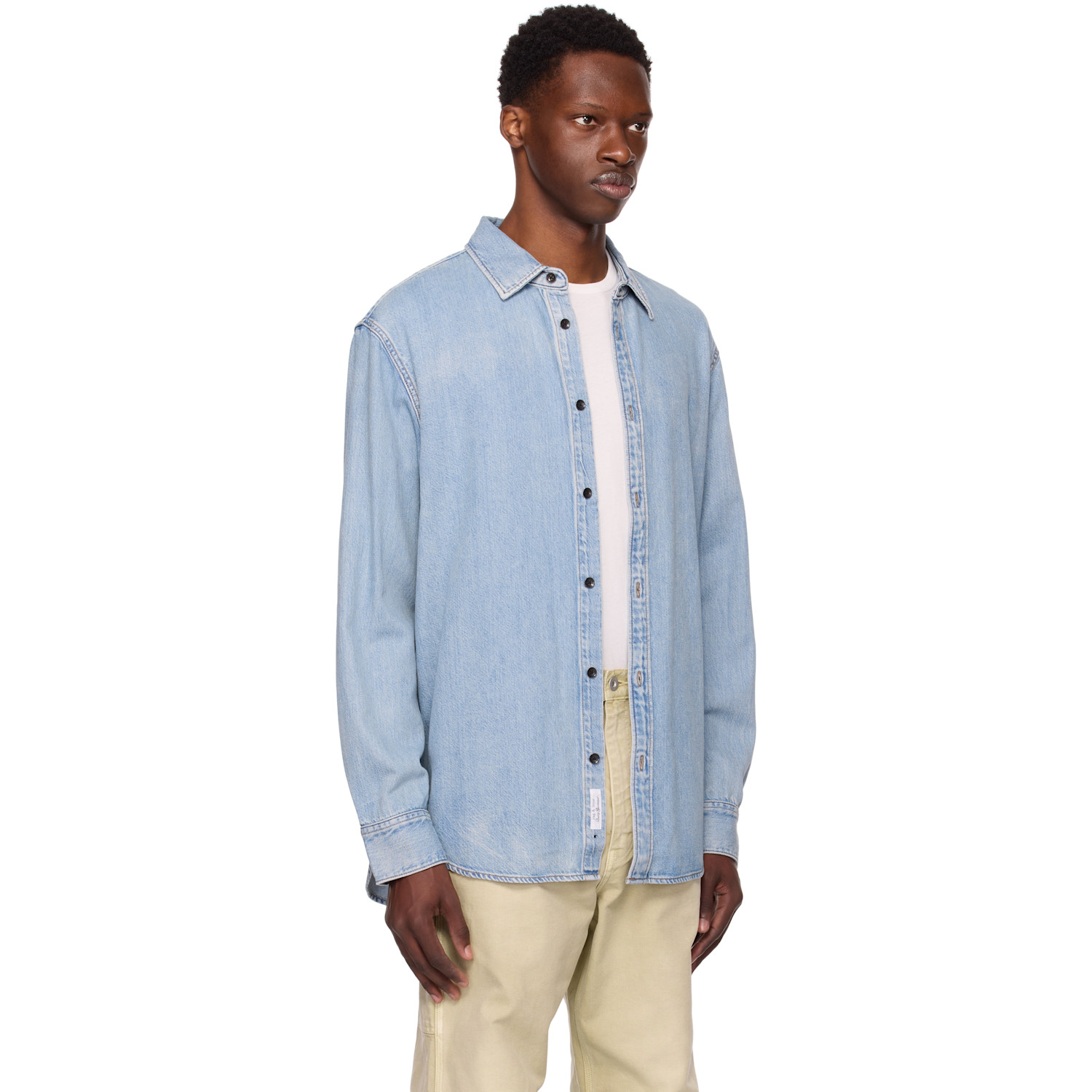  Rag & Bone Blue Finch Denim Shirt 