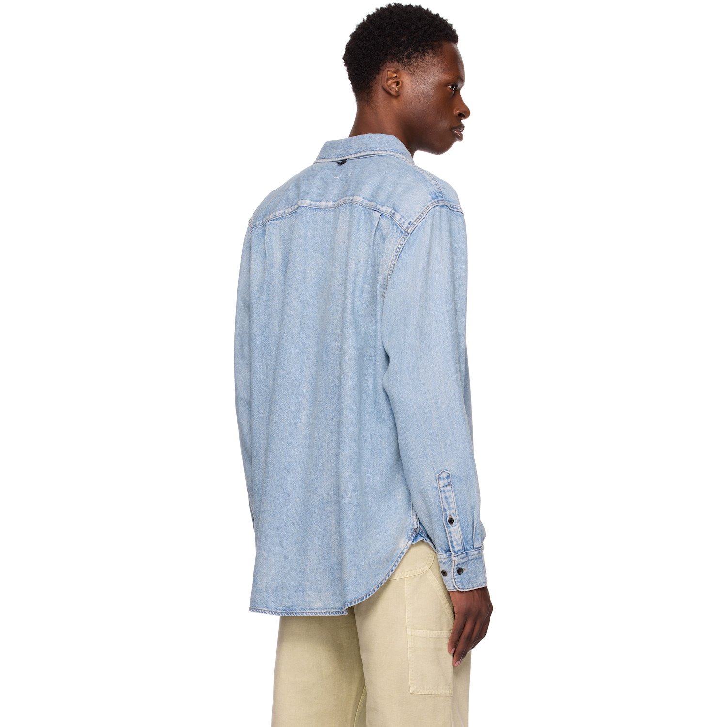  Rag & Bone Blue Finch Denim Shirt 