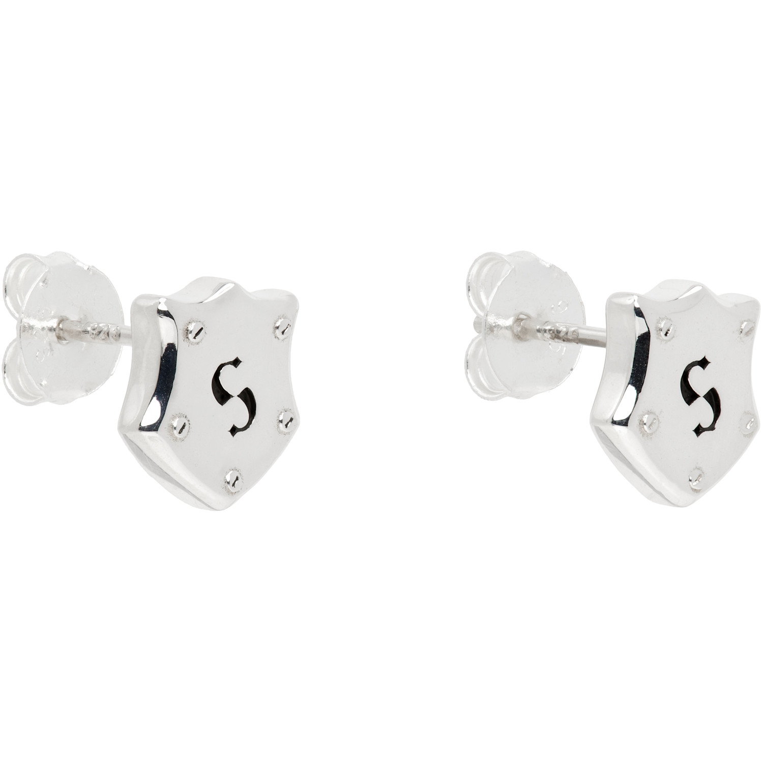  Stolen Girlfriends Club Shield Stud Earrings 