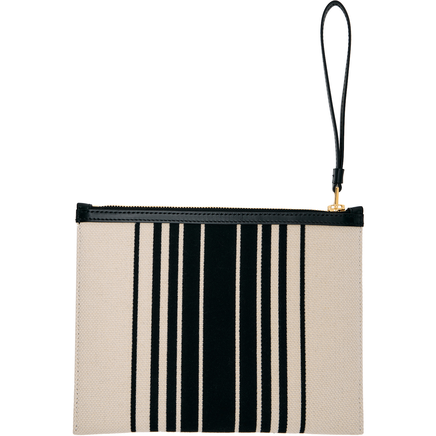  Tom Ford Beige & Black Wristlet Pouch 