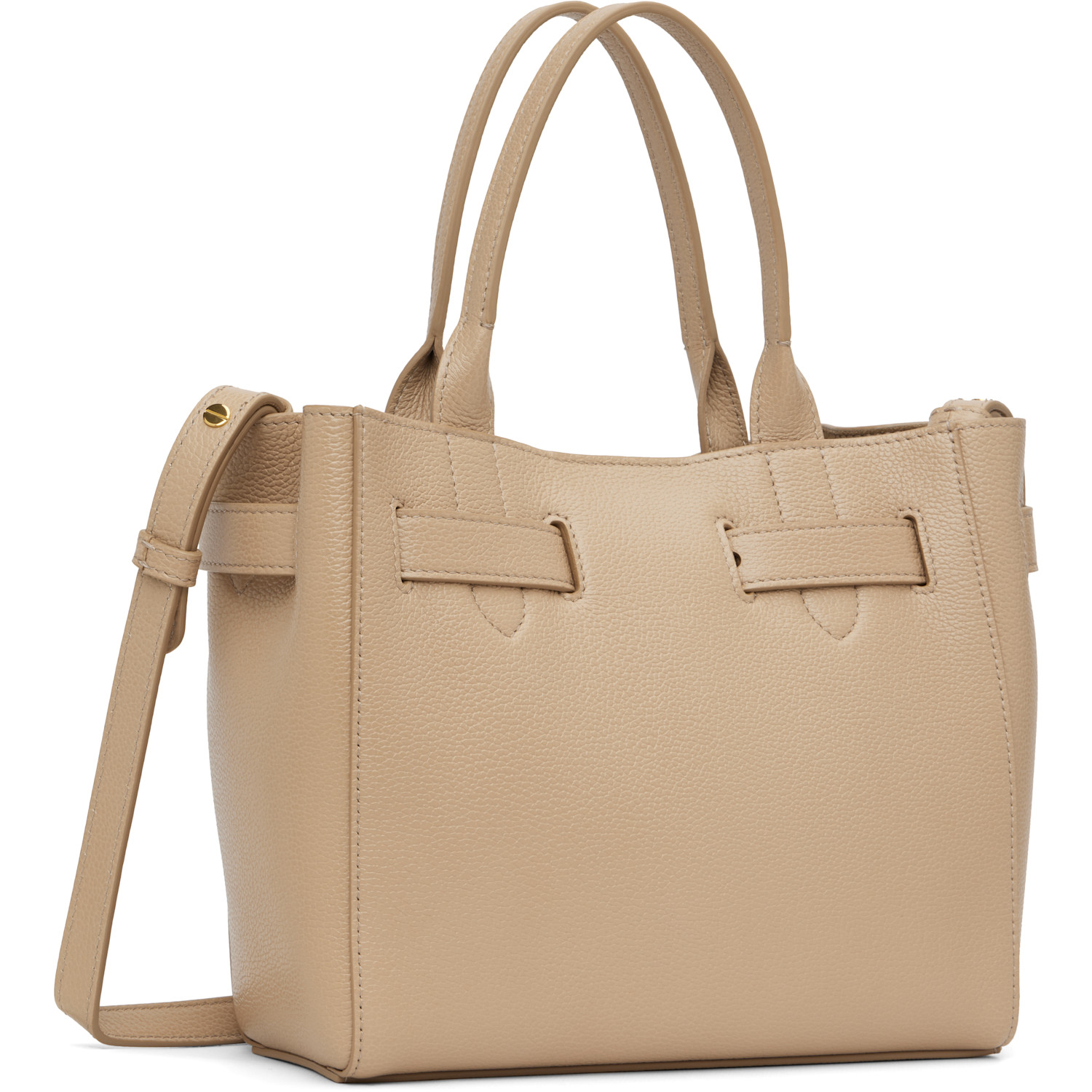  Tom Ford Beige Grain Leather Audrey Small Bag 