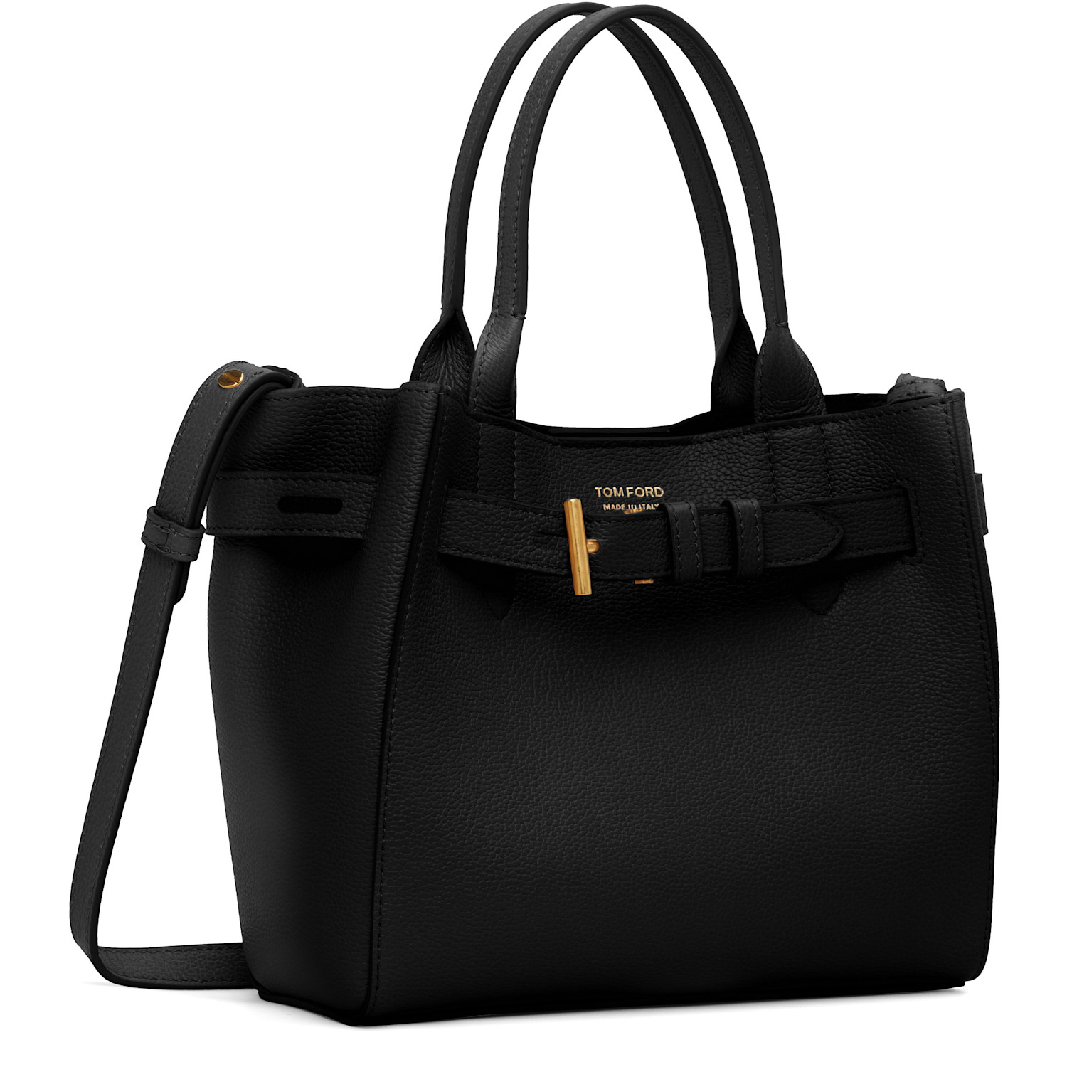  Tom Ford Black Grain Leather Audrey Small Bag 