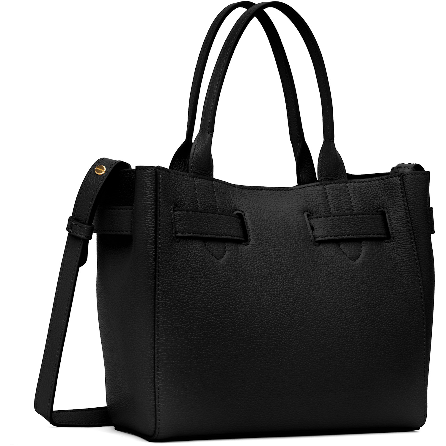  Tom Ford Black Grain Leather Audrey Small Bag 