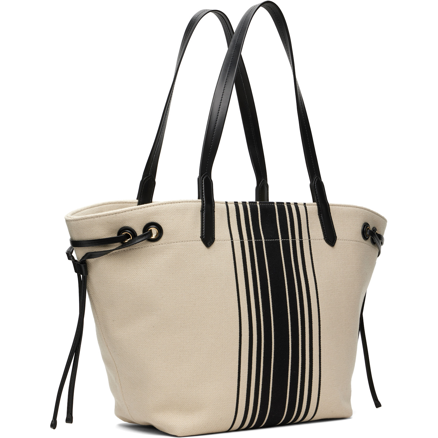  Tom Ford Off-white Striped Jacquard Large Tote 