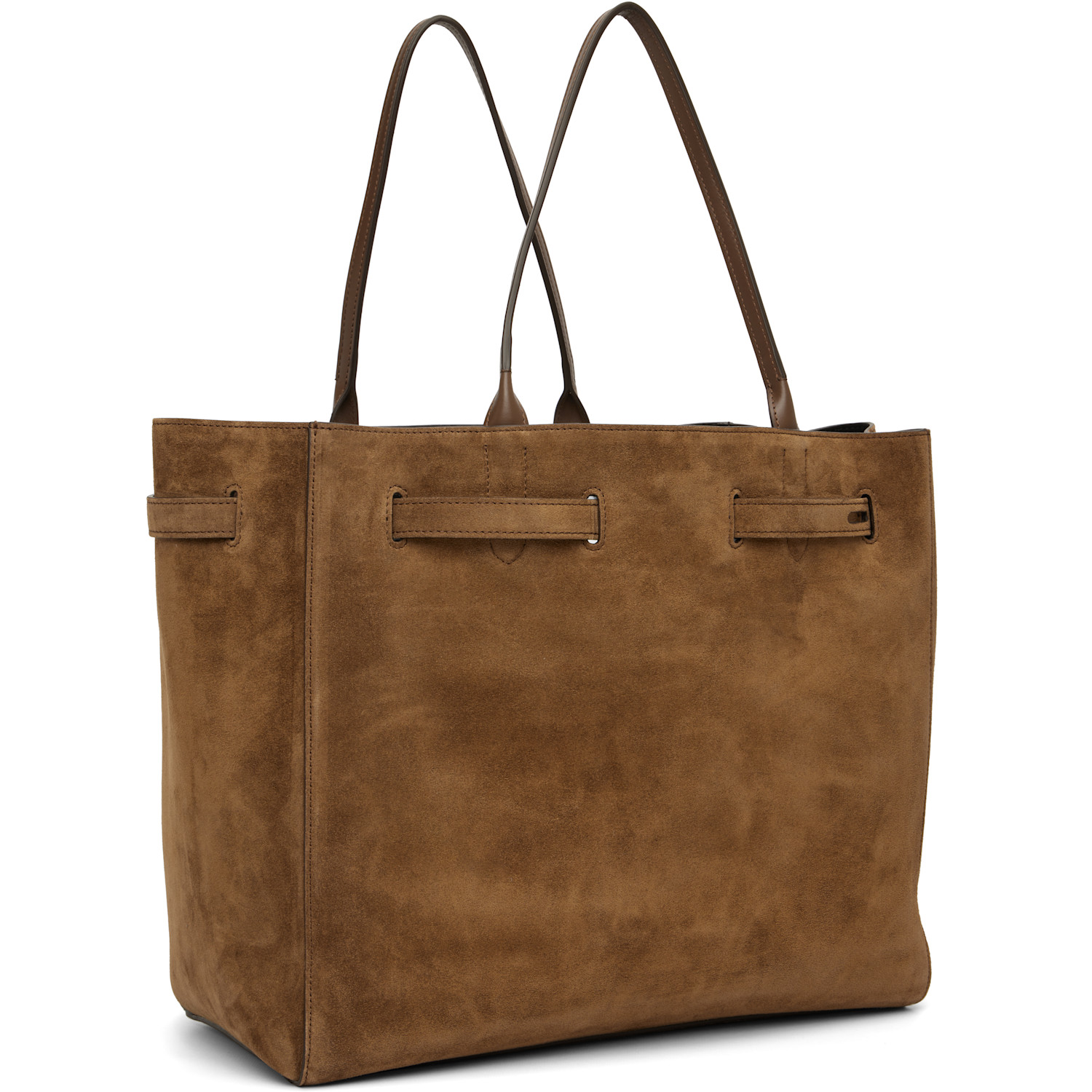  Tom Ford Brown Suede Audrey Large Tote 