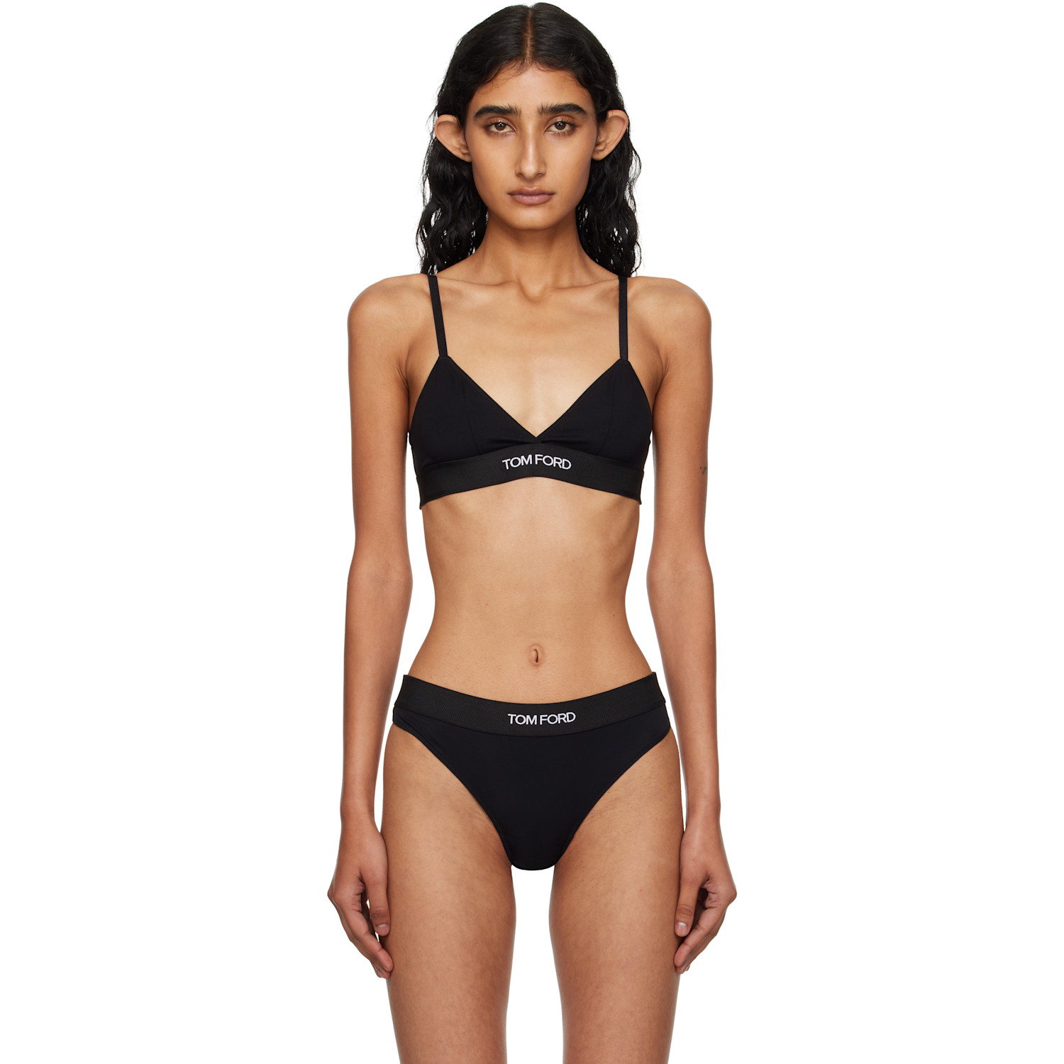 TOM FORD Black Modal Signature Bra