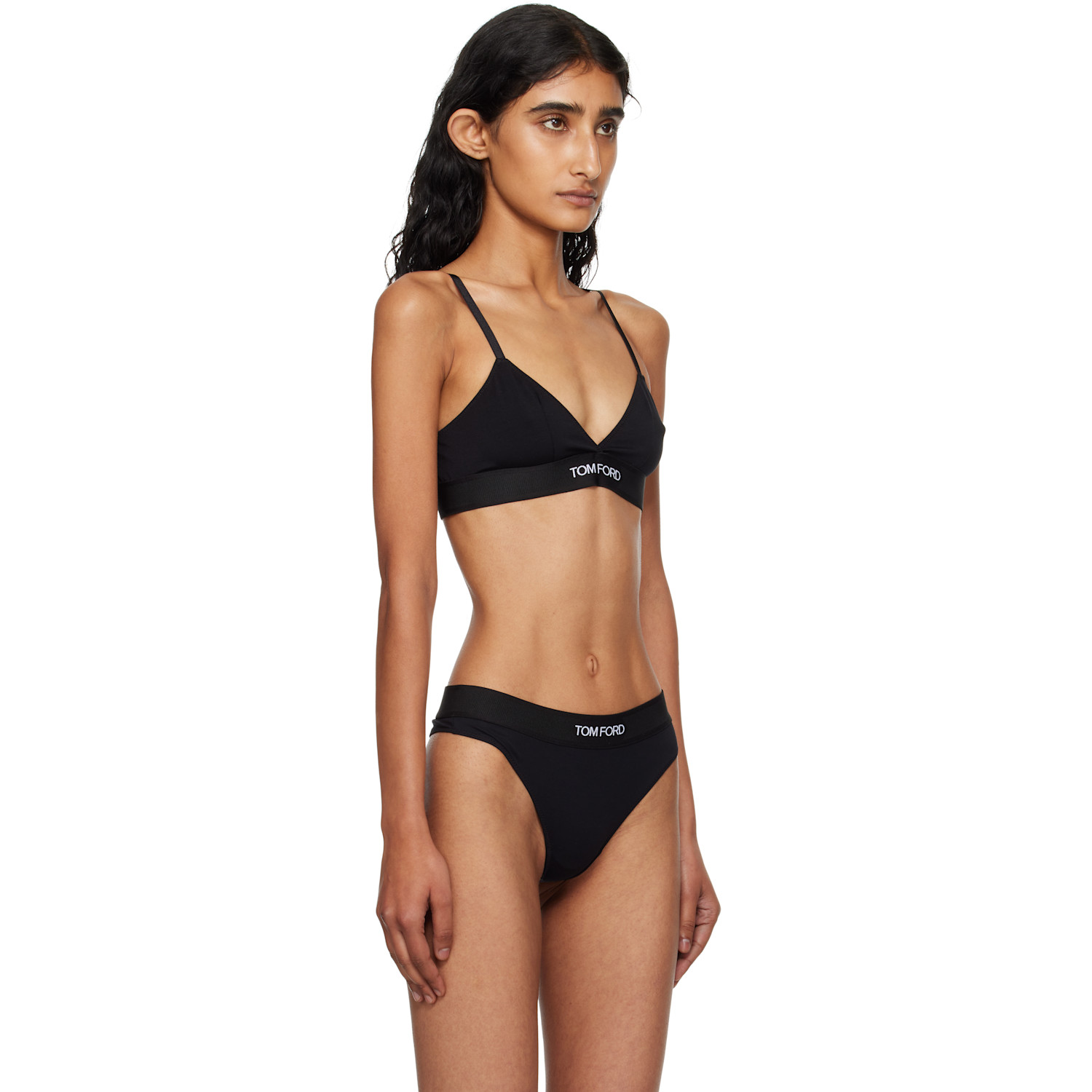  Tom Ford Black Modal Signature Bra 