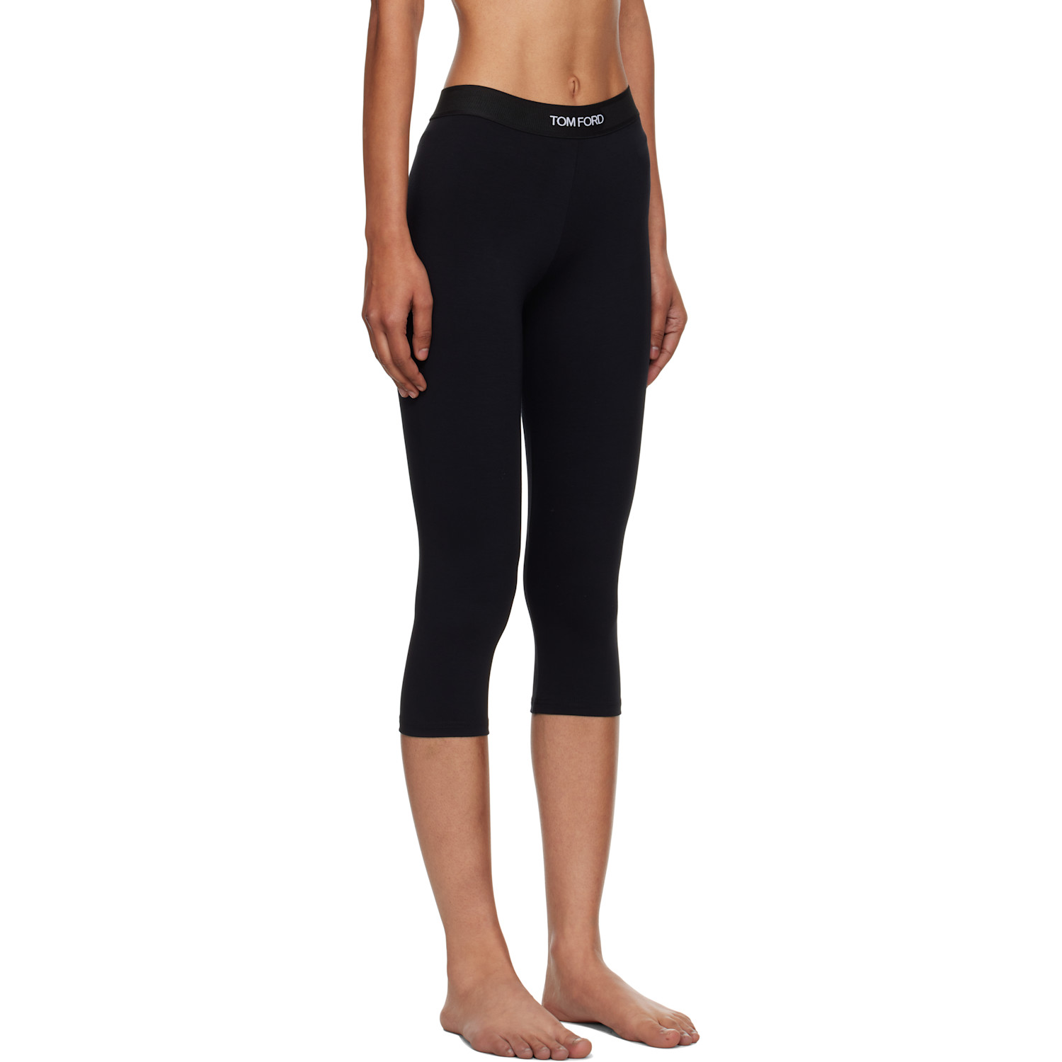  Tom Ford Black Modal Yoga Leggings 