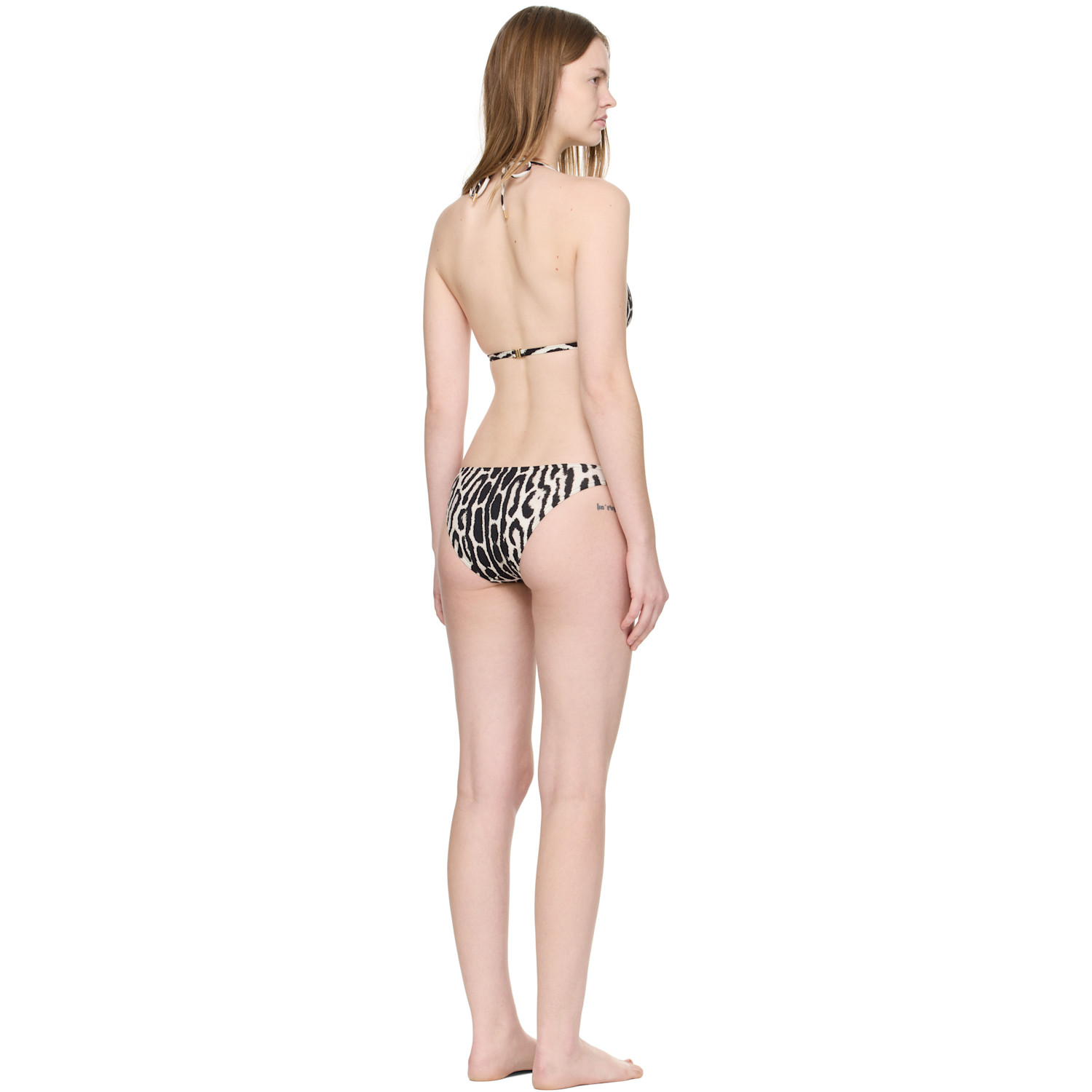  Tom Ford Black & Off-white Triangle Bikini 
