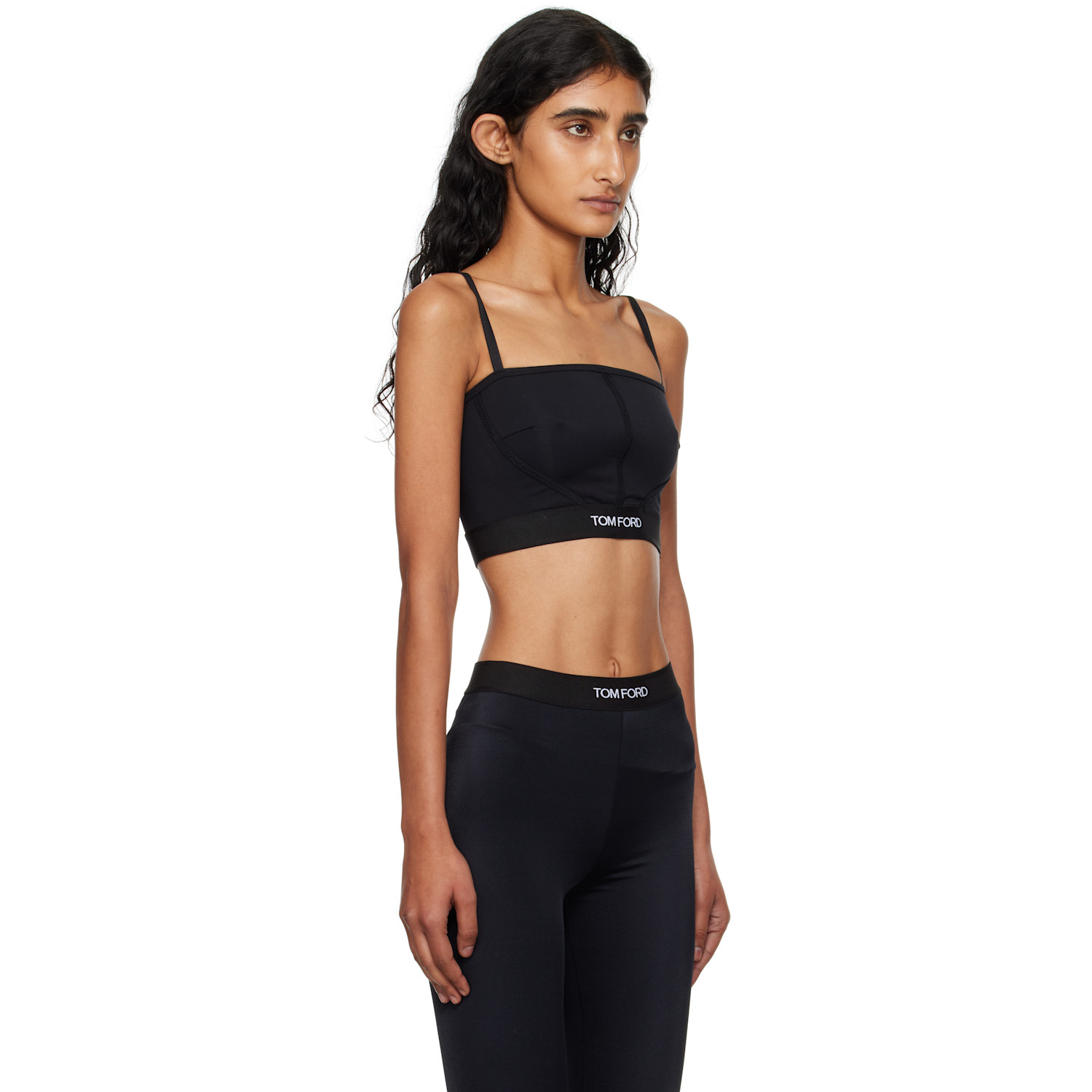  Tom Ford Black Modal Signature Bandeau Bra 