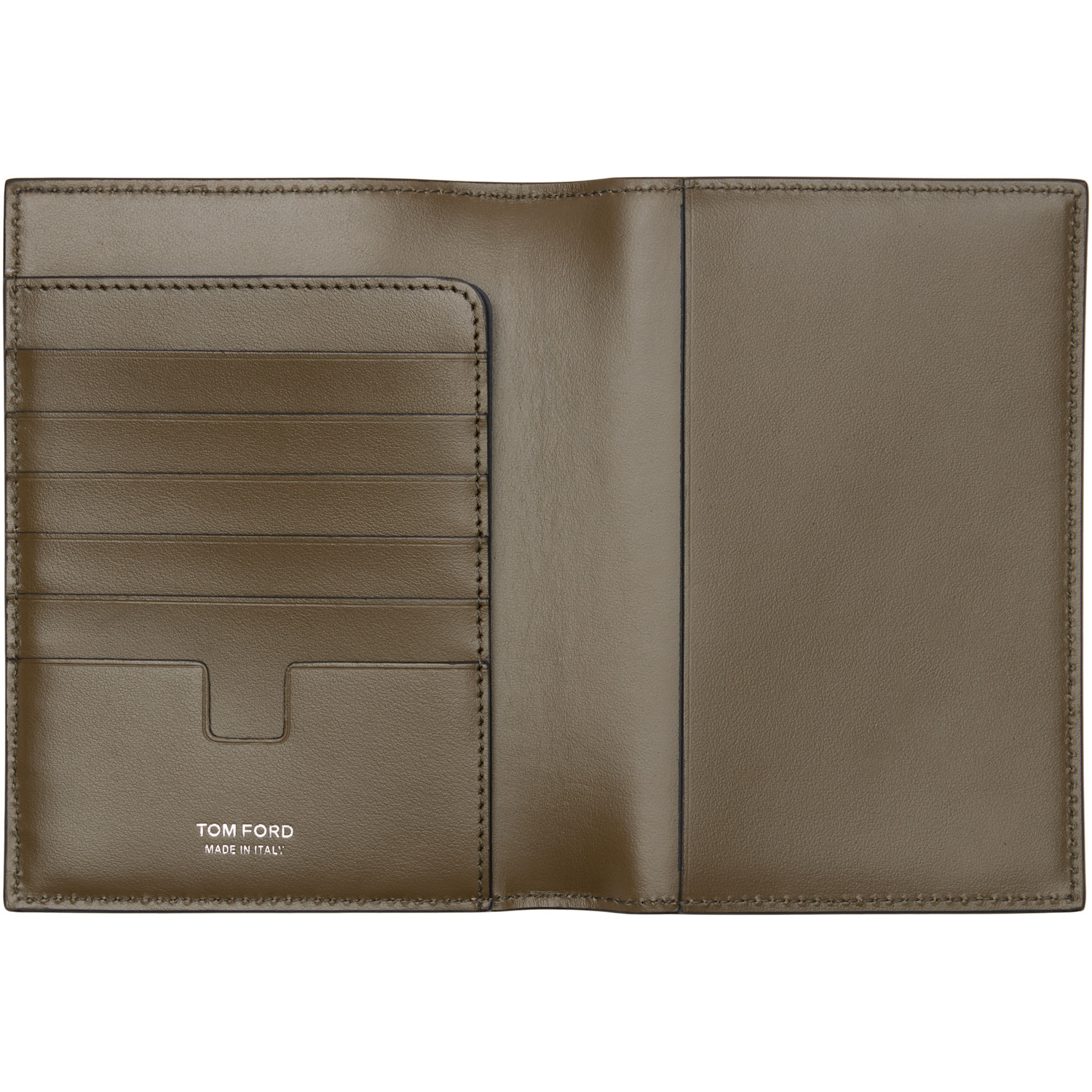  Tom Ford Khaki T Line Passport Holder 