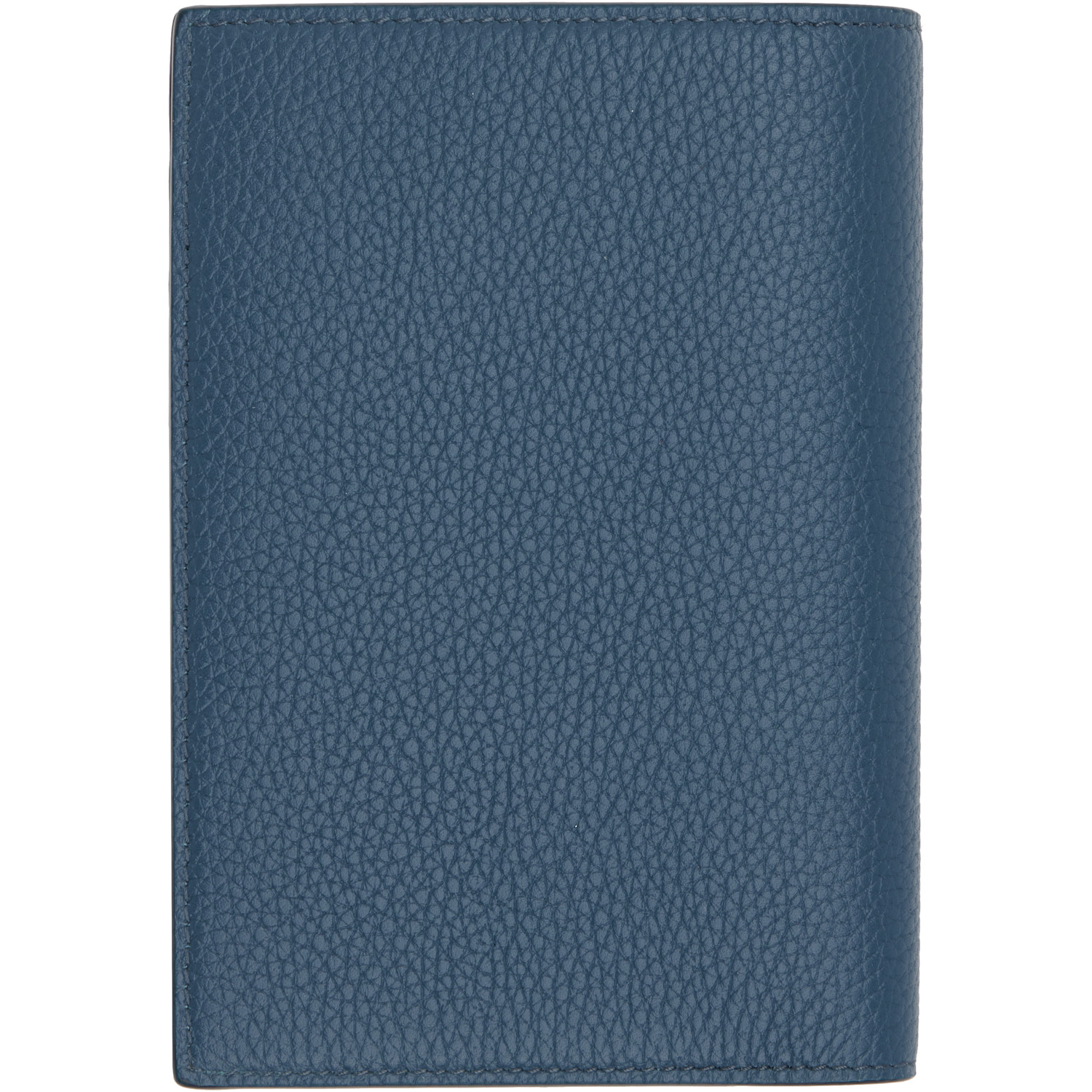  Tom Ford Blue Soft Grain Leather T Line Passport Holder 