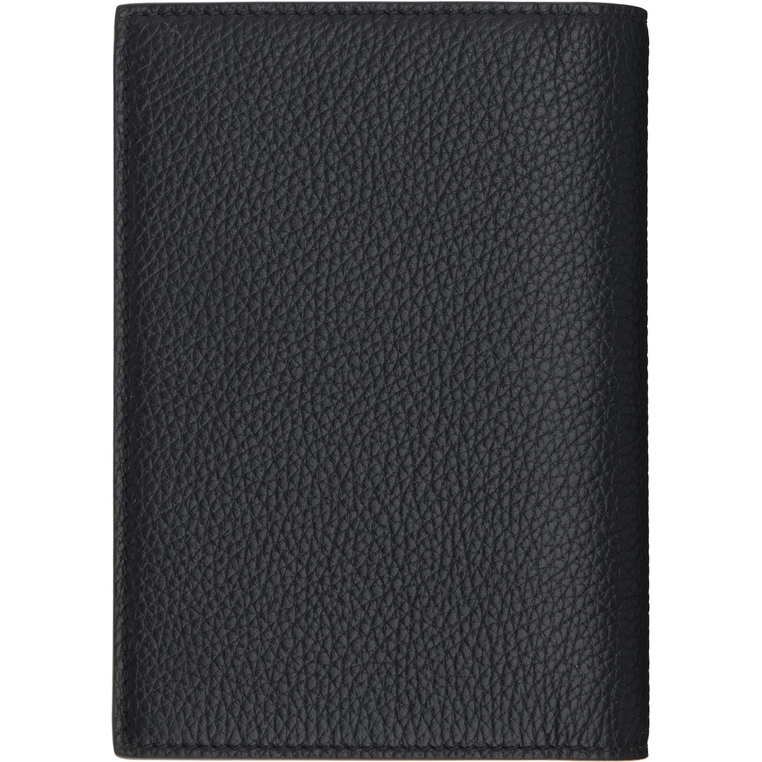  Tom Ford Black Soft Grain Leather T Line Passport Holder 