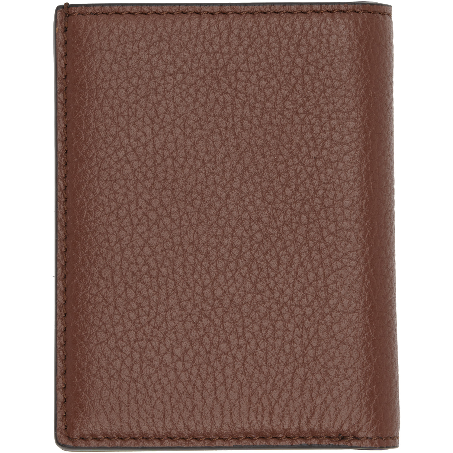 Tom Ford Tan Grain Leather Folding Card Holder 