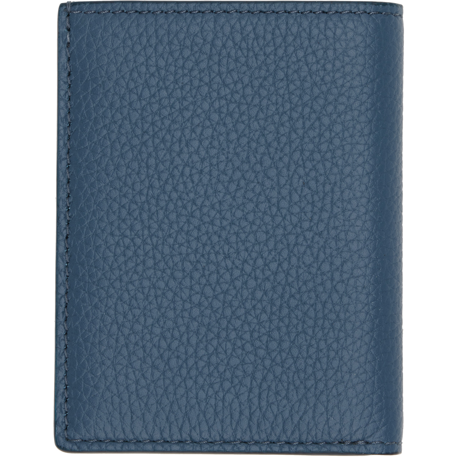  Tom Ford Blue Grain Leather Folding Card Holder 