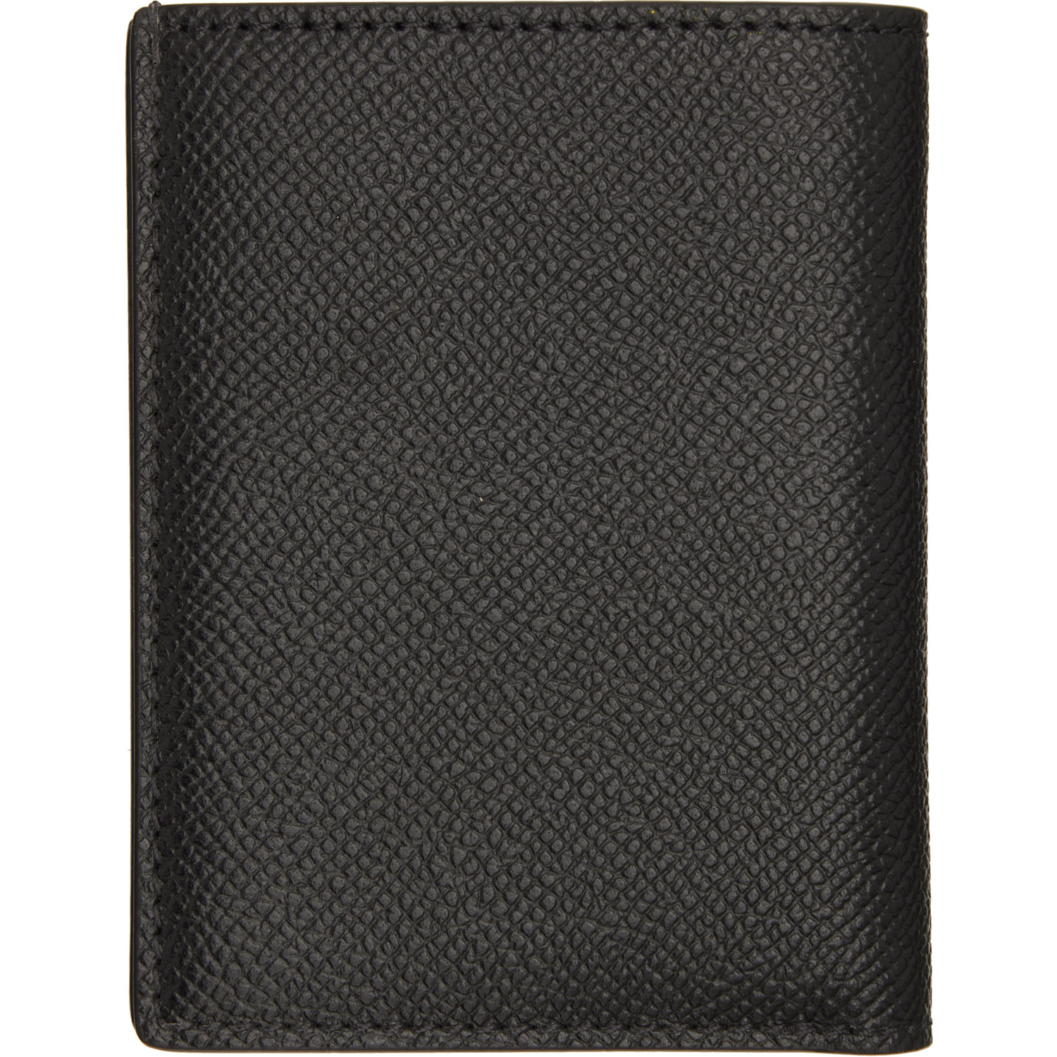  Tom Ford Black Small Grain T Line Bifold Card Holder 
