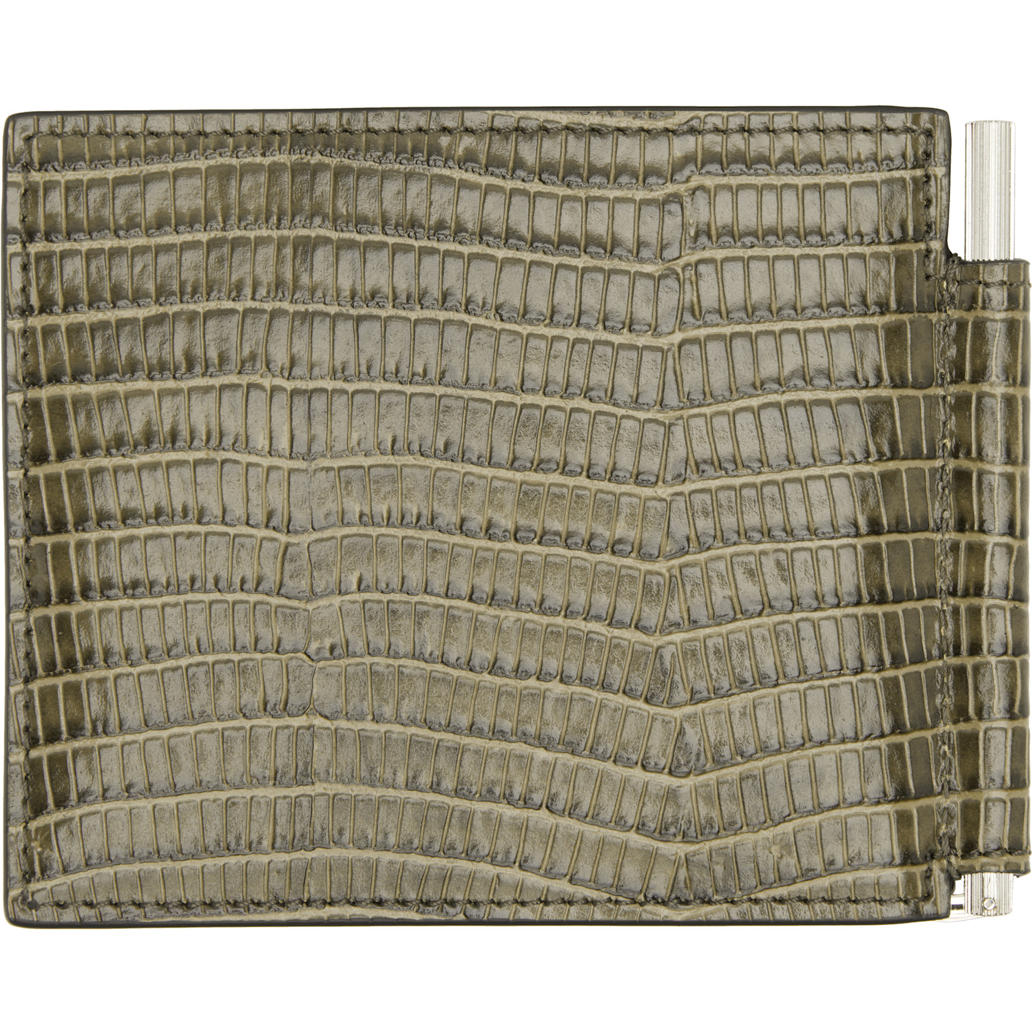  Tom Ford Khaki T Line Money Clip Wallet 