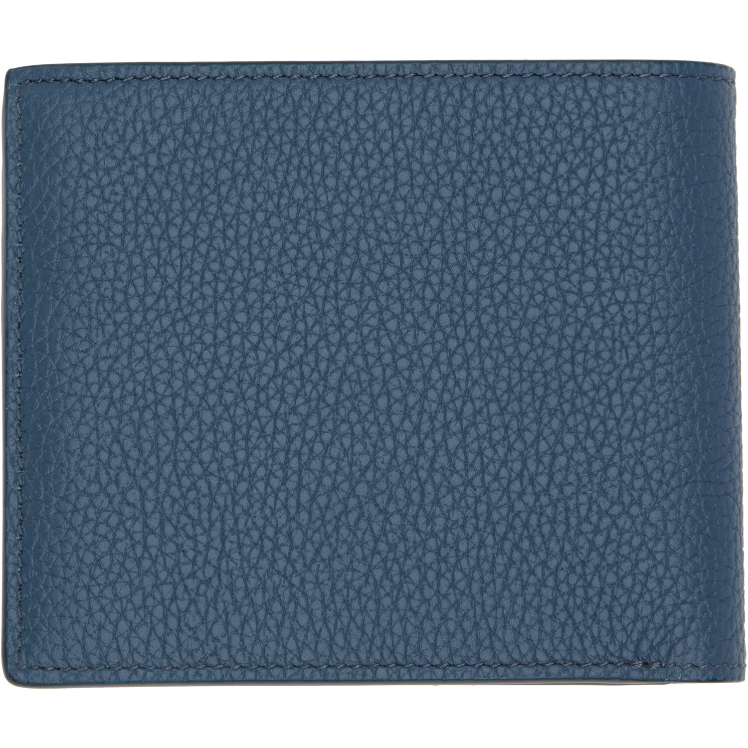  Tom Ford Blue Grain Leather Classic Bifold Wallet 